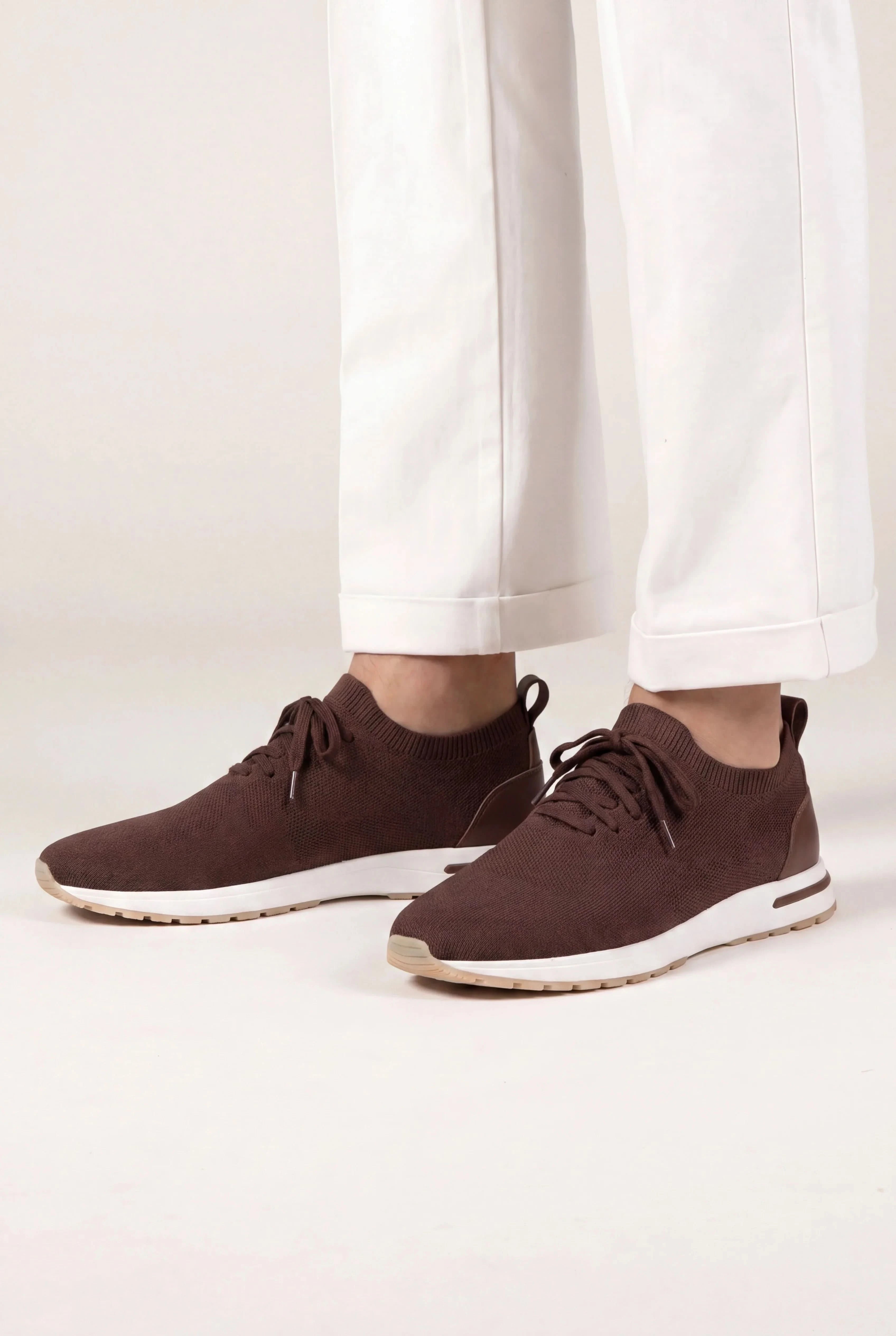 Light Mocha Active Knit Sneaker