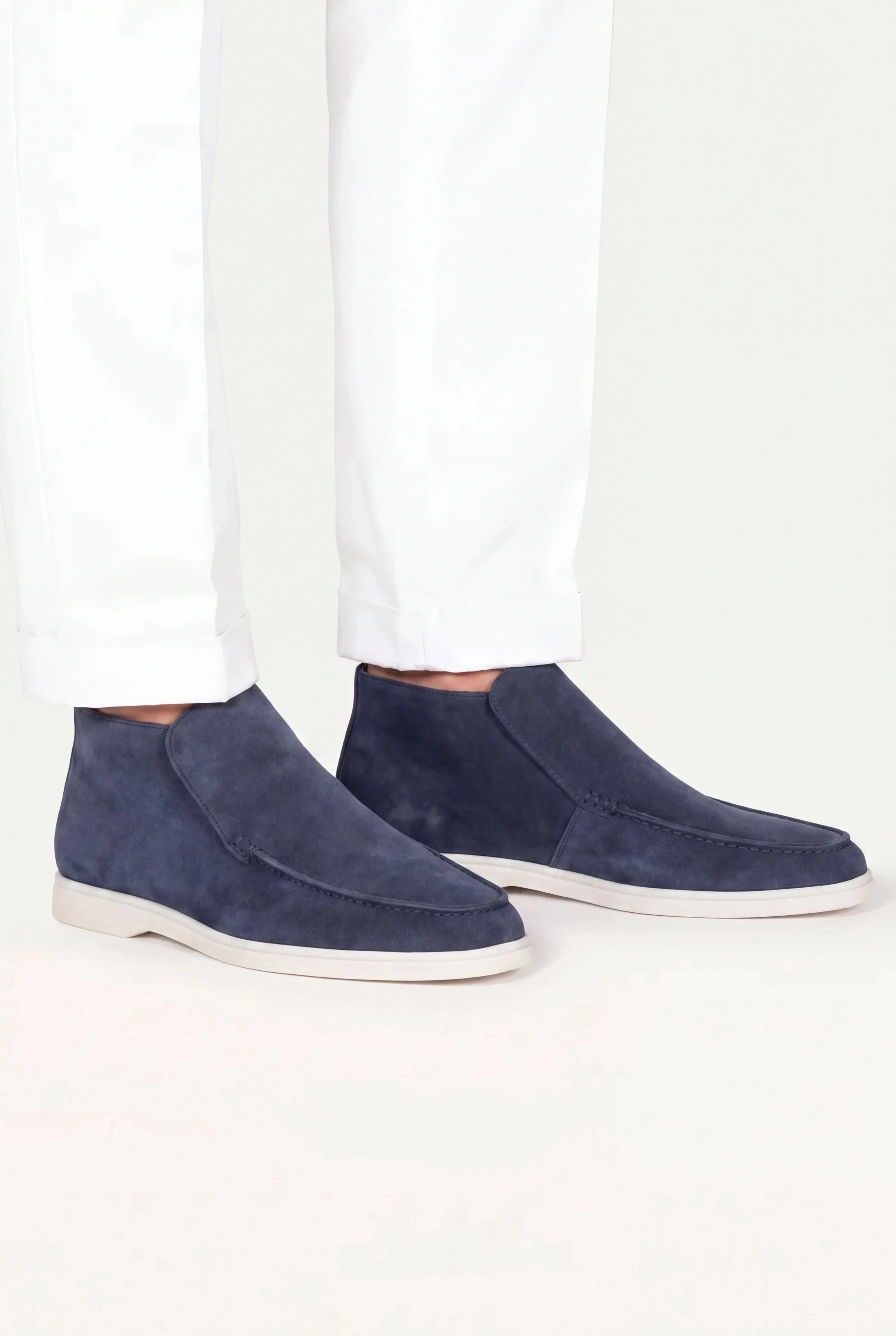 Navy City Loafers
