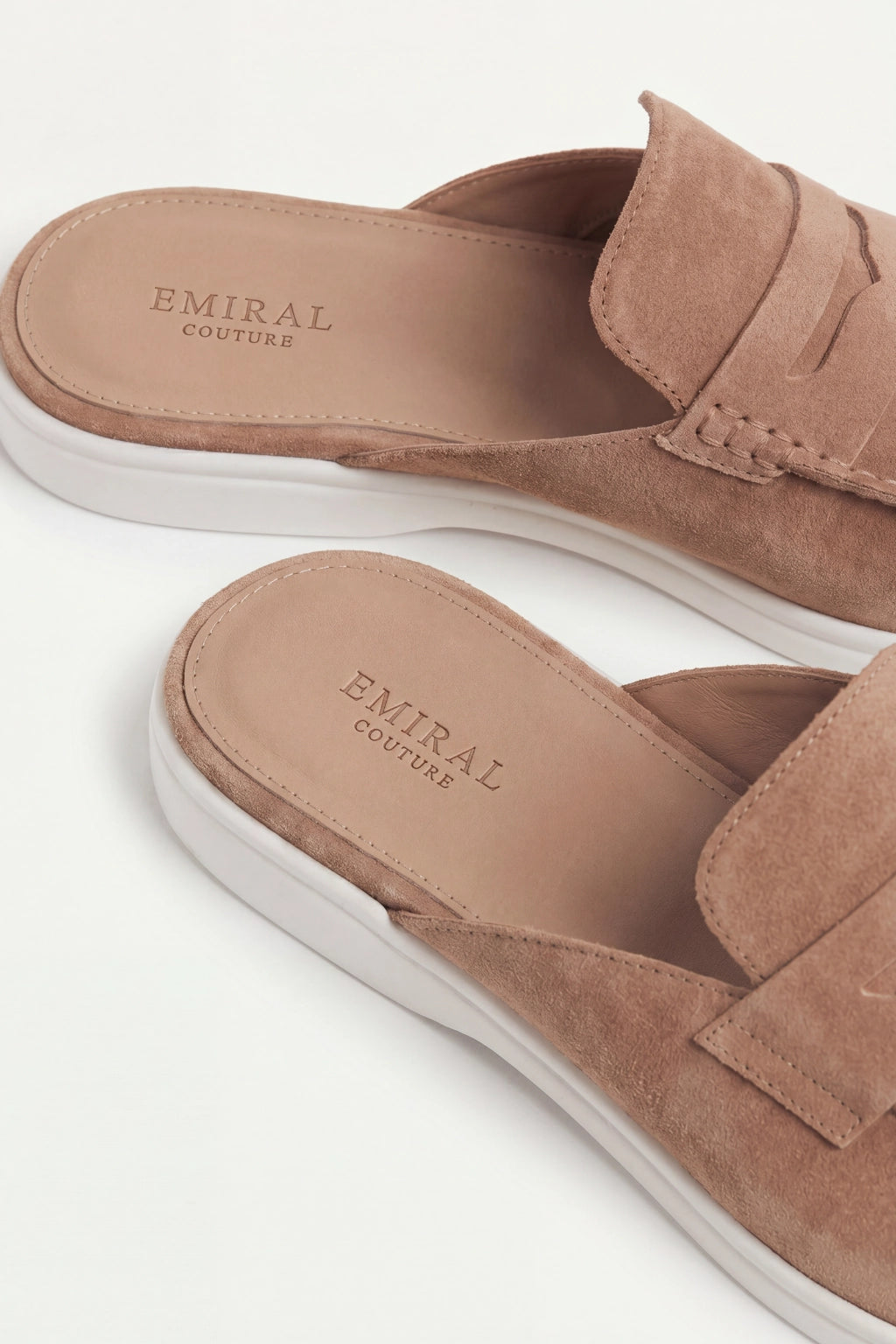 Brown Suède Portside Mule