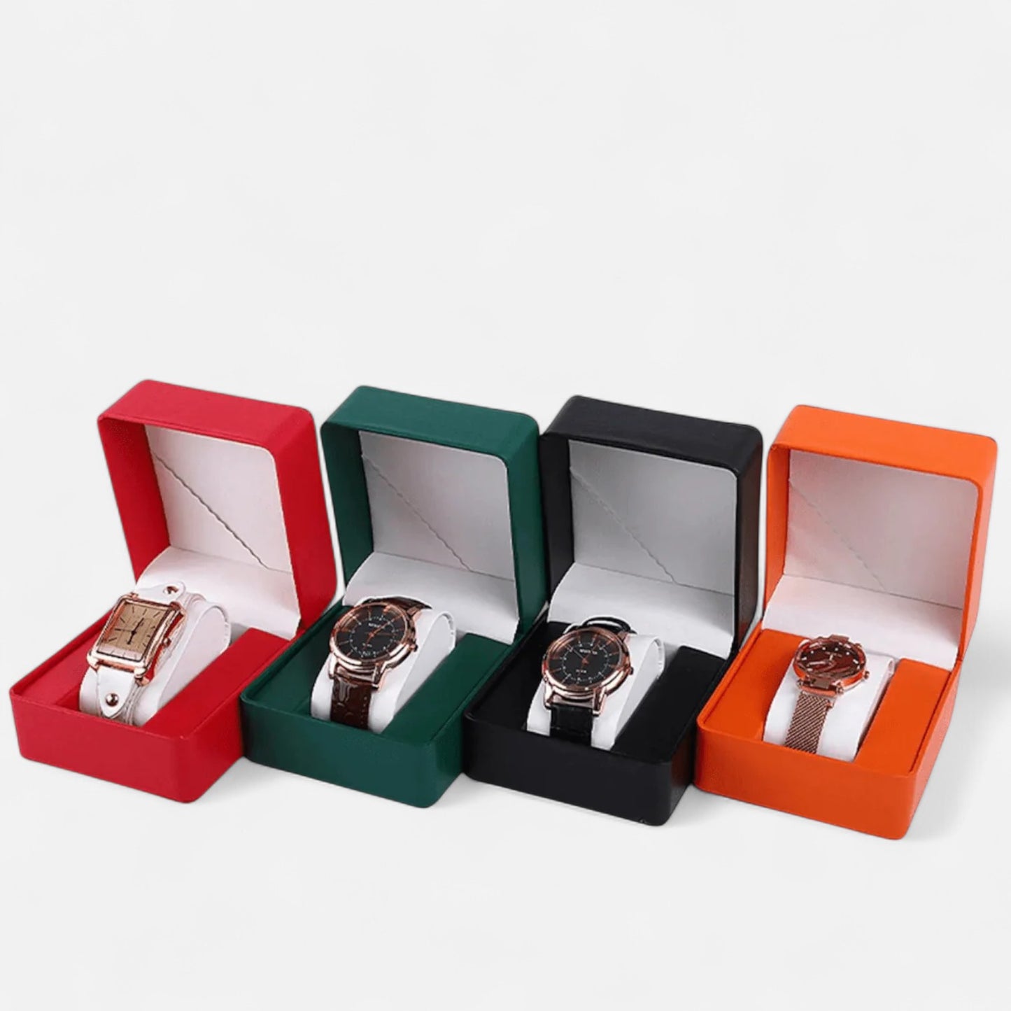 The Gentleman’s Brand | Single Watch Gift Box – PU Leather Watch Case, Luxury Storage & Display Box for Men