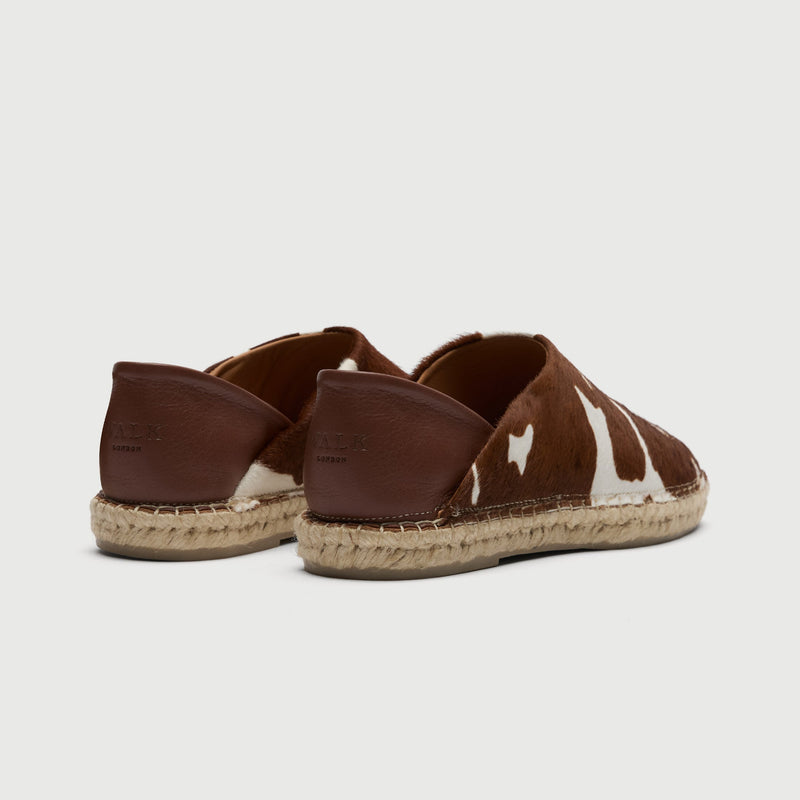 Brown Cream Suède Espadrille