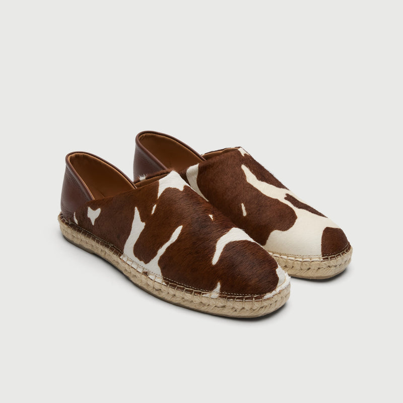 Brown Cream Suède Espadrille