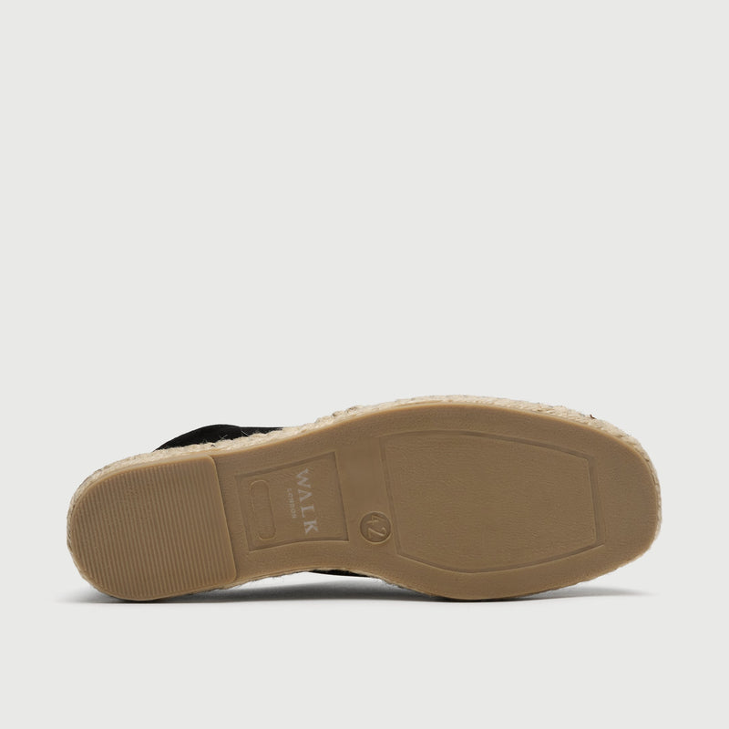 Black Suède Espadrille