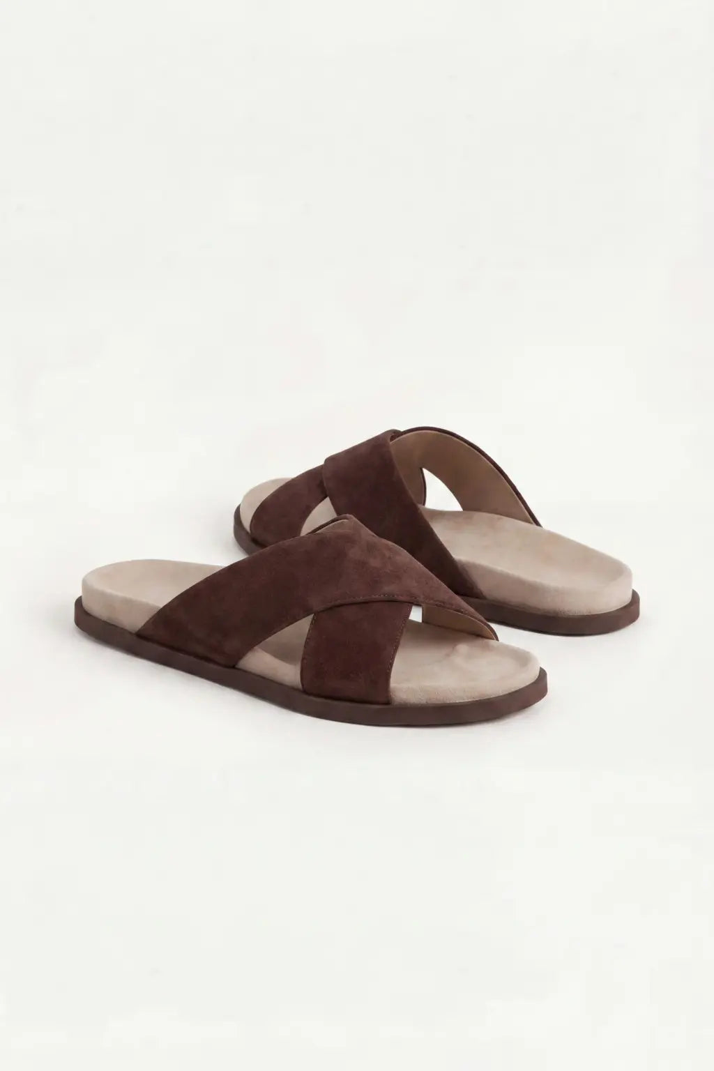 Corvelo Suède Cross Slide Brown