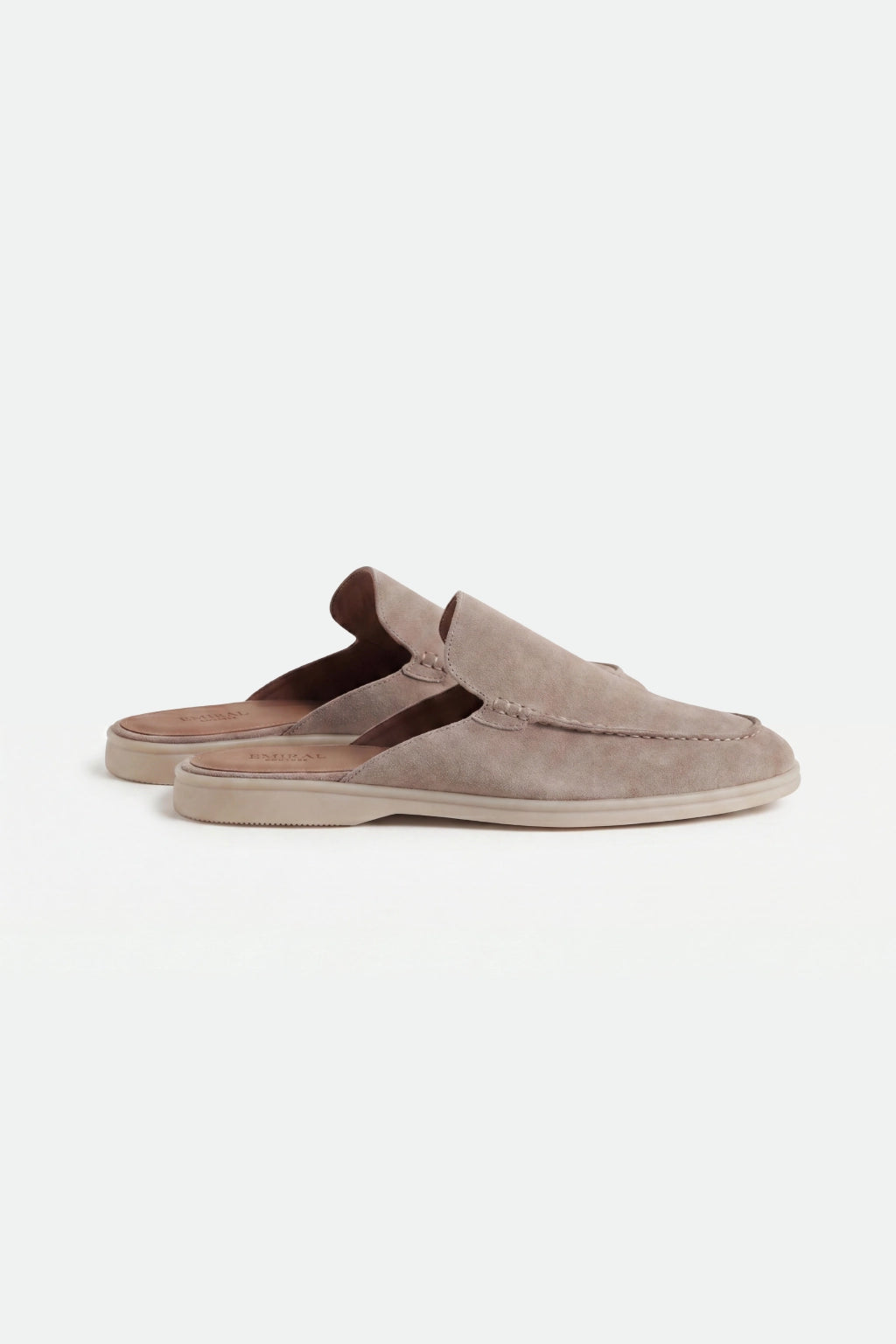 Suède Yacht Mule Beige