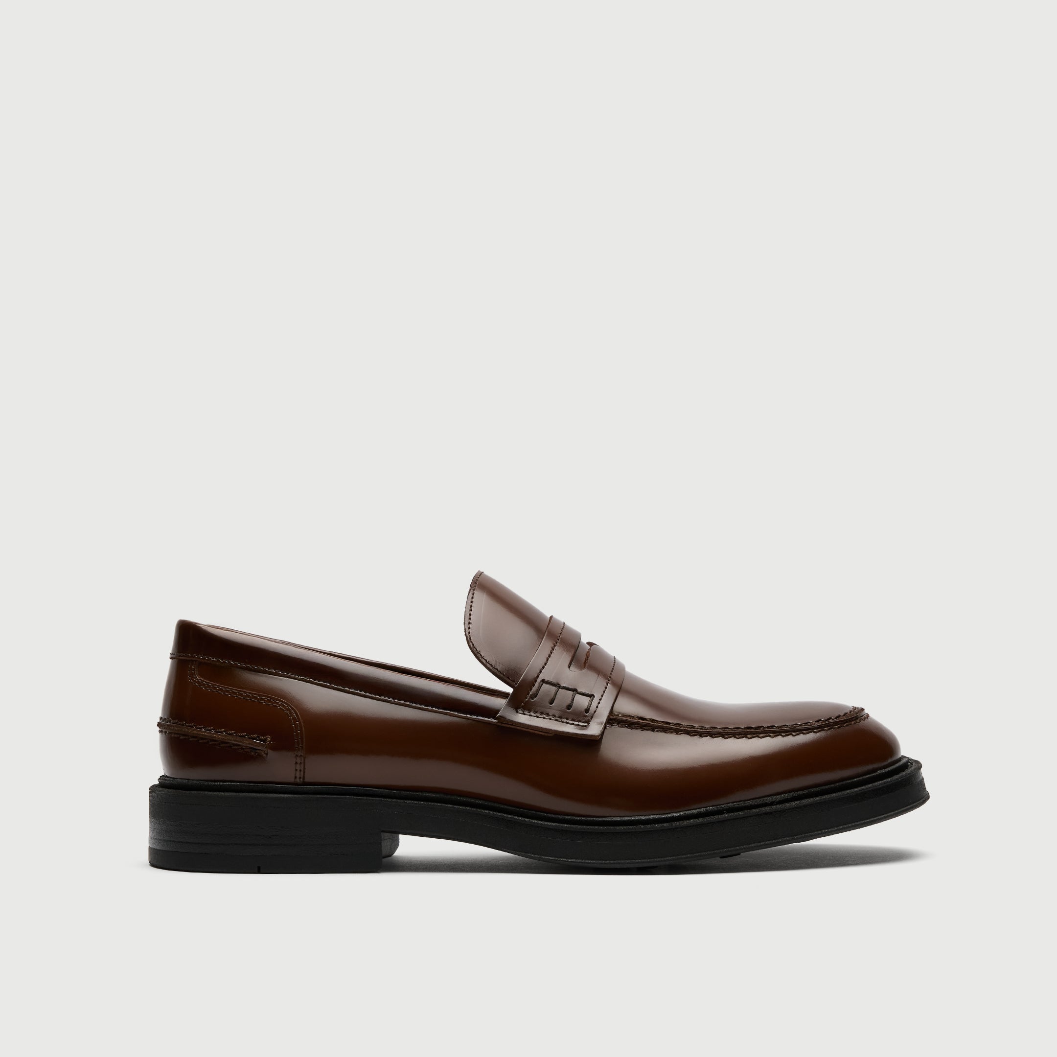 Tan Leather Parsons Saddle Loafer
