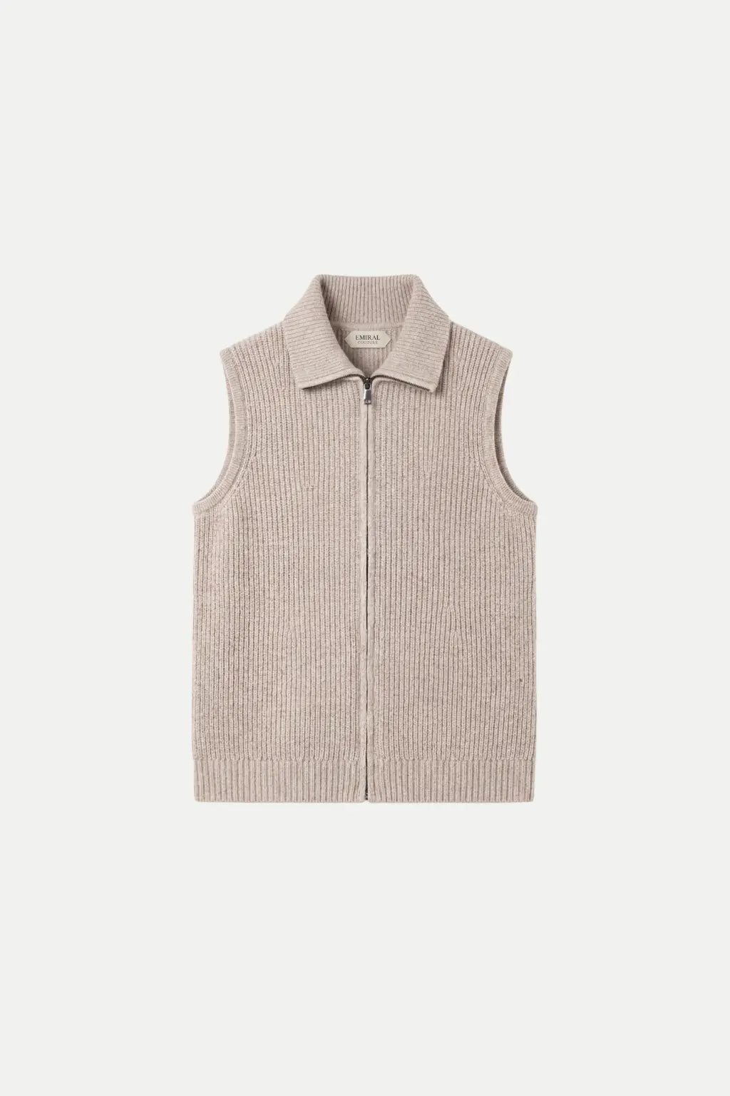 Grendaro Merino Knit Vest Oatmeal