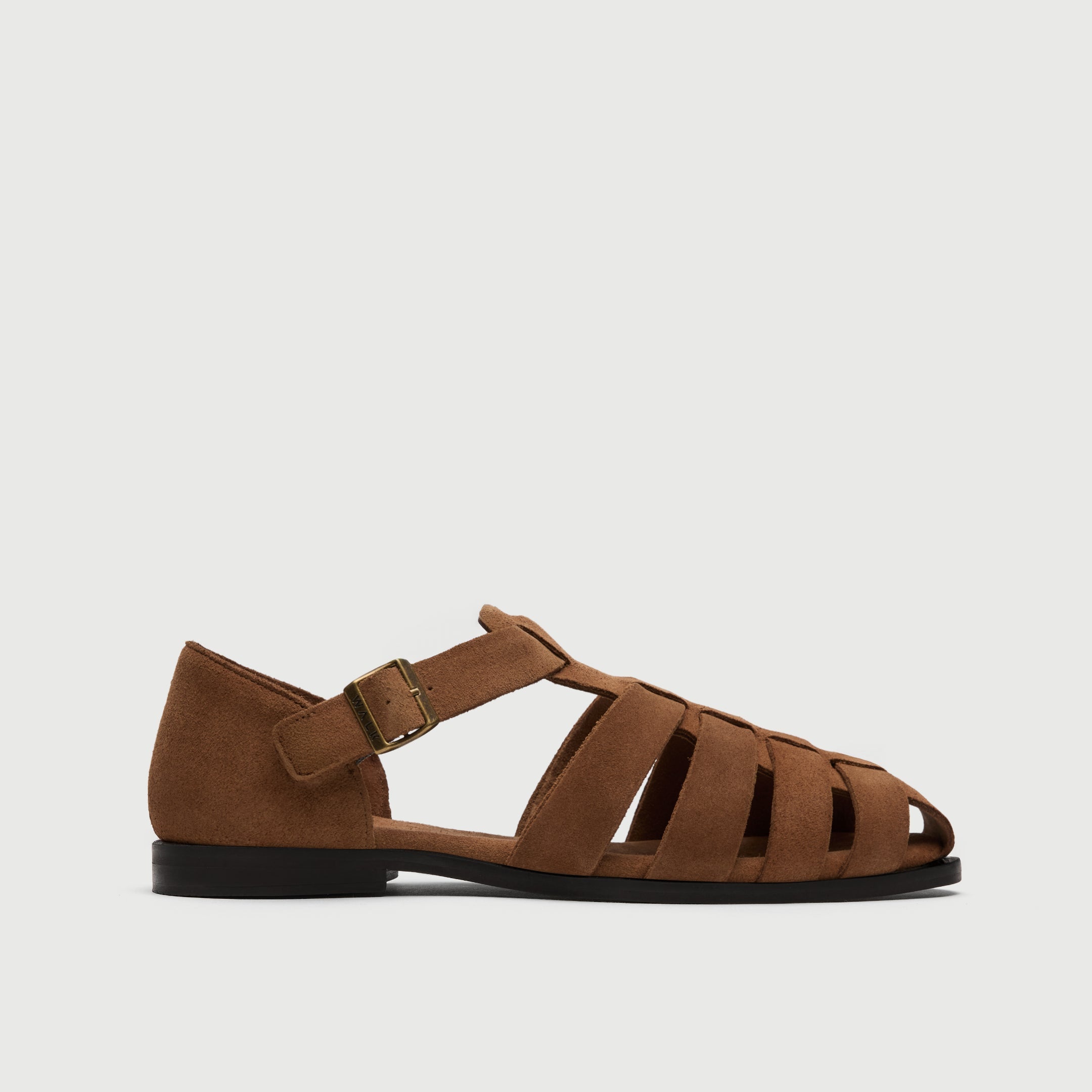 Tan Suède Fisherman Sandal