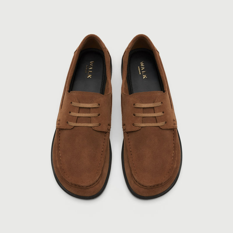 Tan Suède Boat Shoe