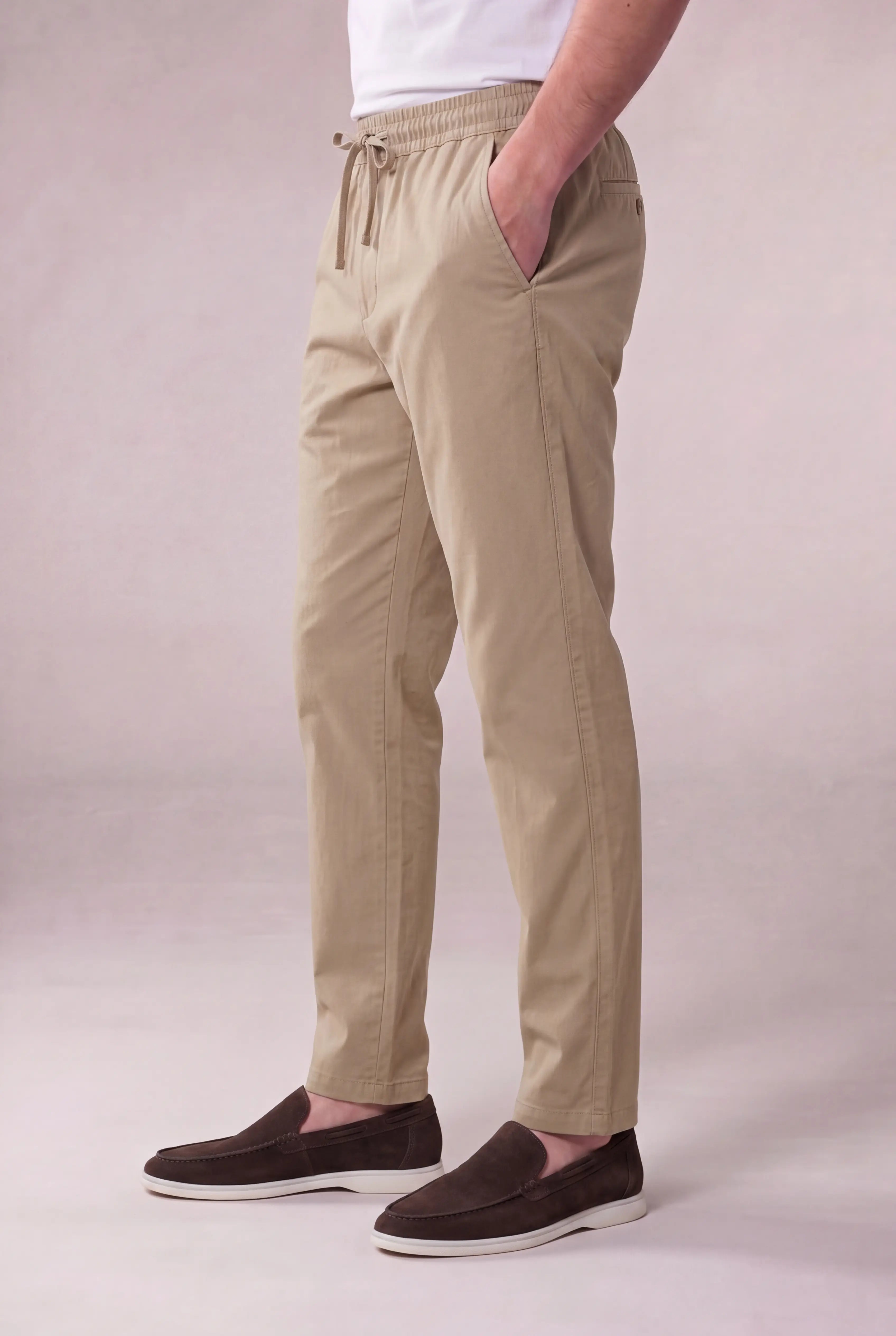Prentino Tencel Trousers Khaki