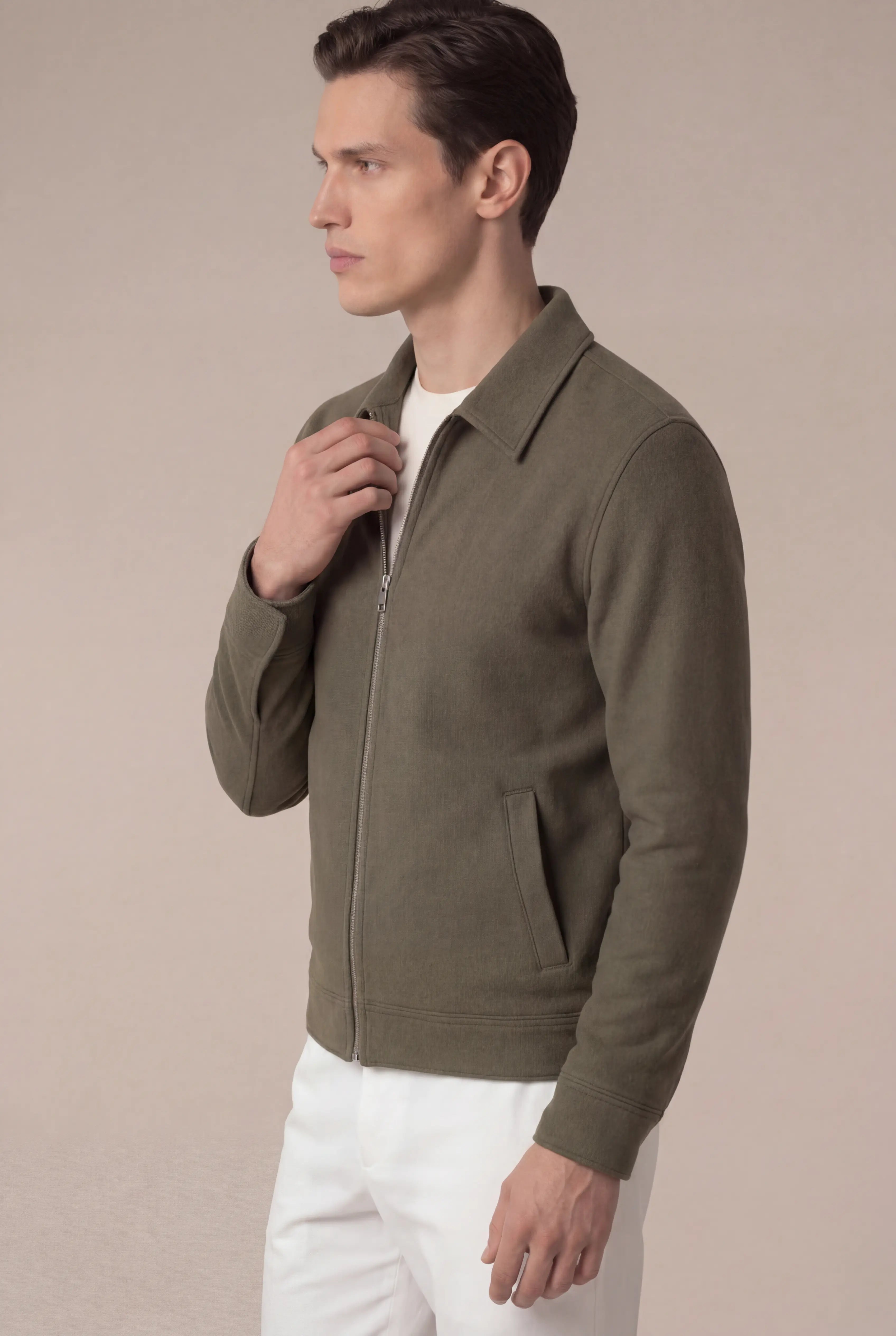 Valdaro Zip Jacket Khaki
