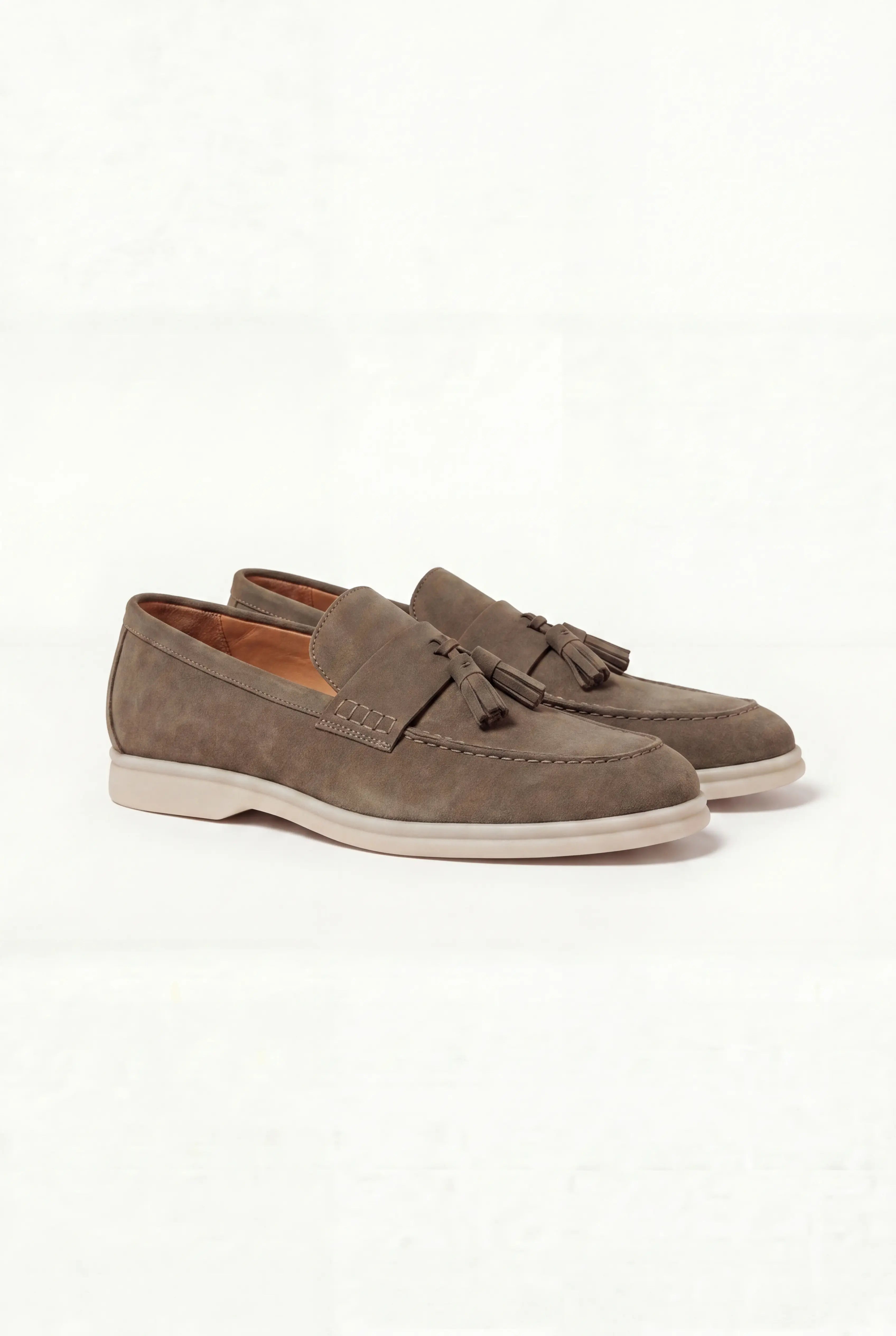Telvaro Suède Tassel Loafer Brown