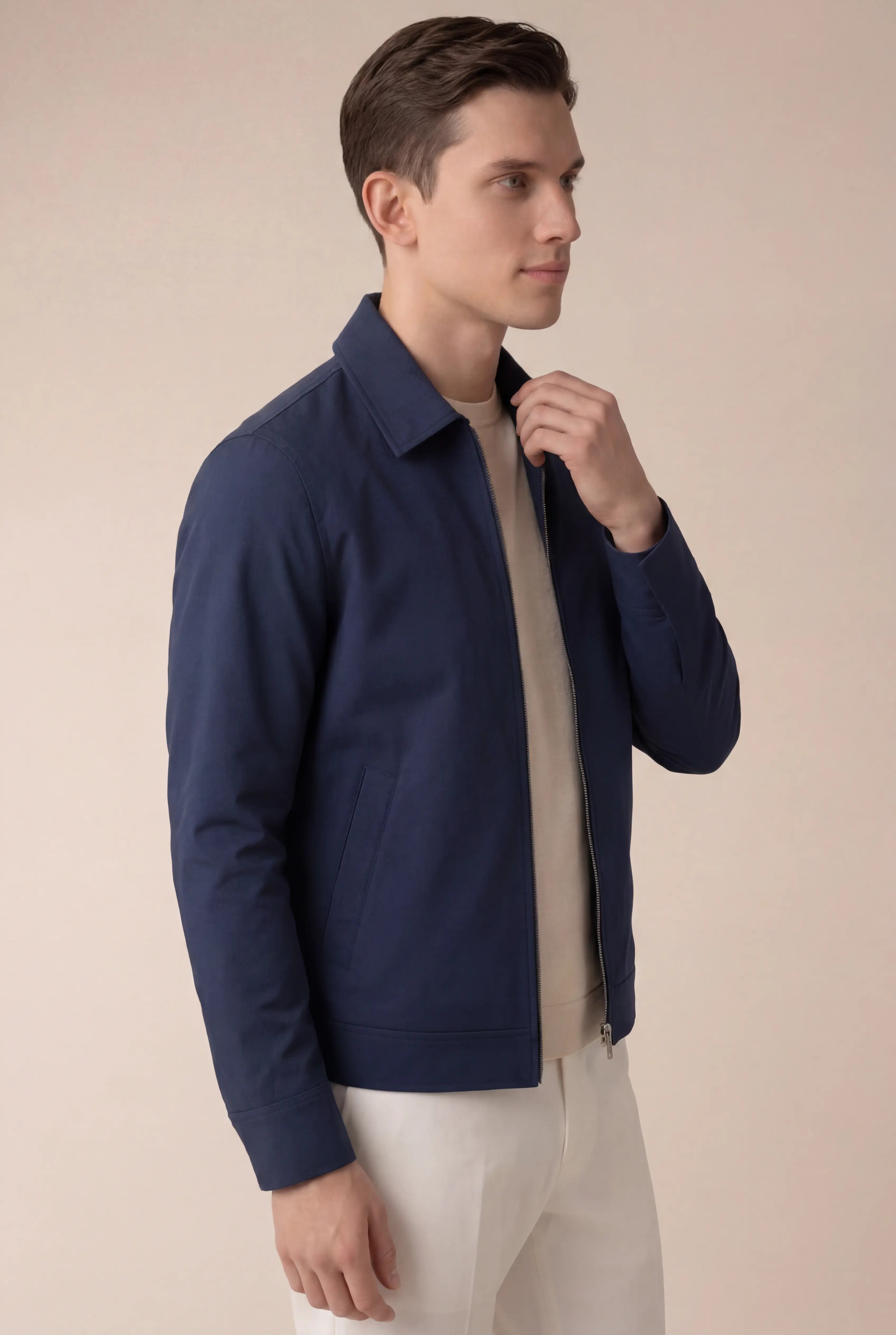 Valdaro Zip Jacket Navy