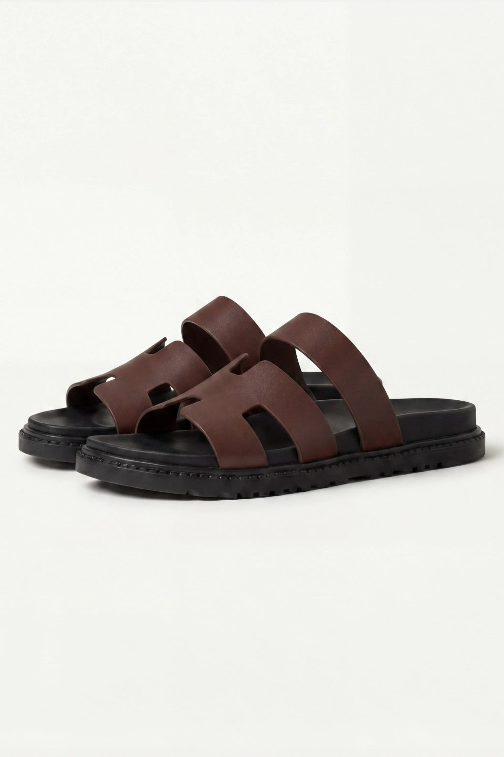 Alessandro Slides Dark Brown