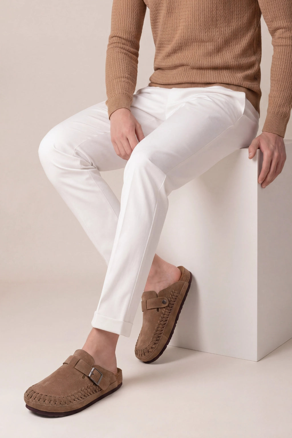 Aurelio Clogs Taupe