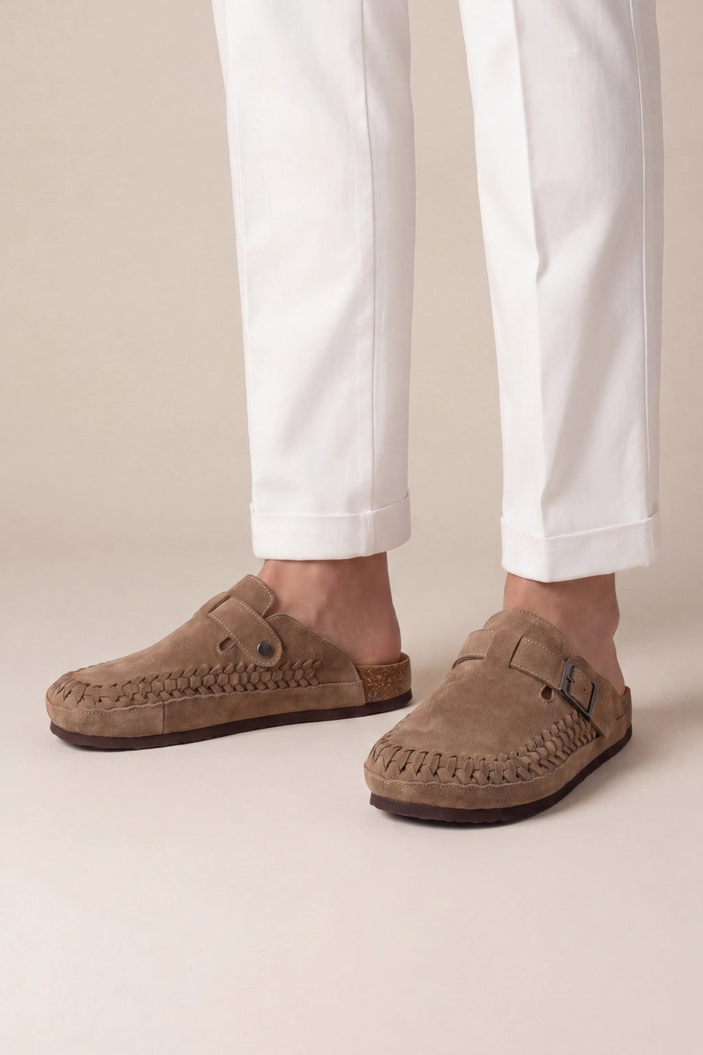 Aurelio Clogs Taupe