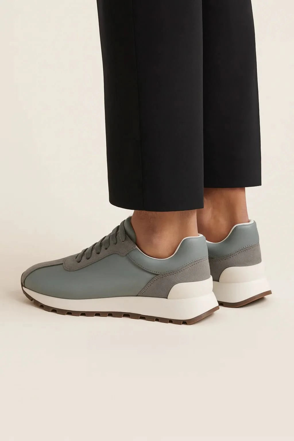 Calzatura Suede Runner Grey