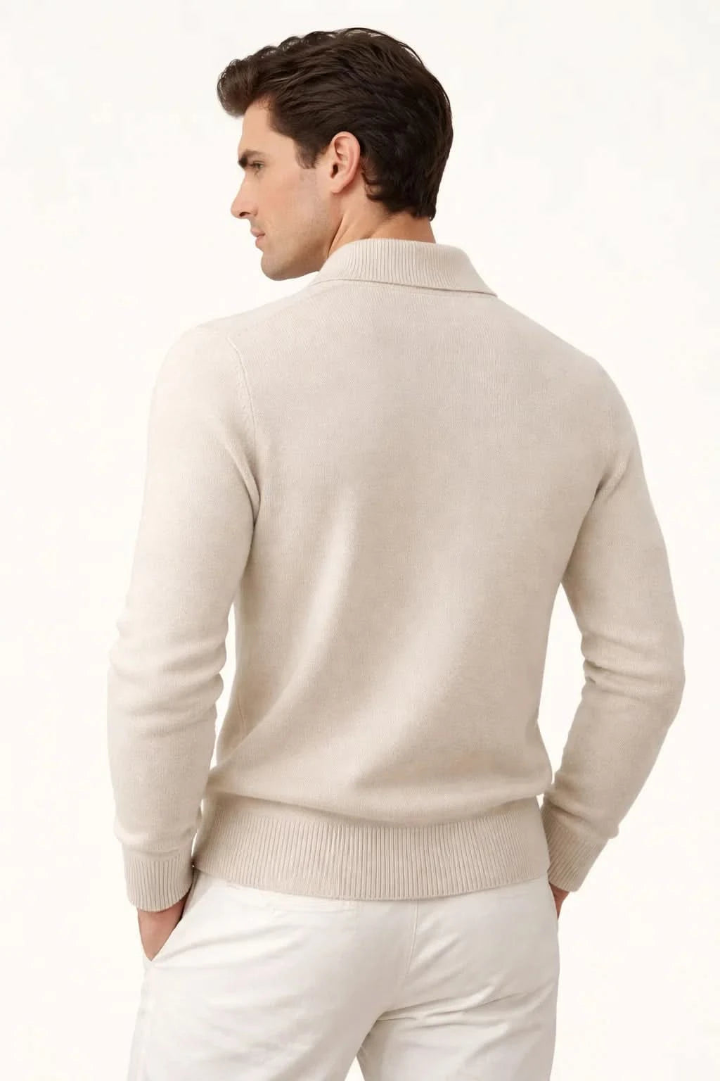 Calogero Cashmere Cardigan Ivory