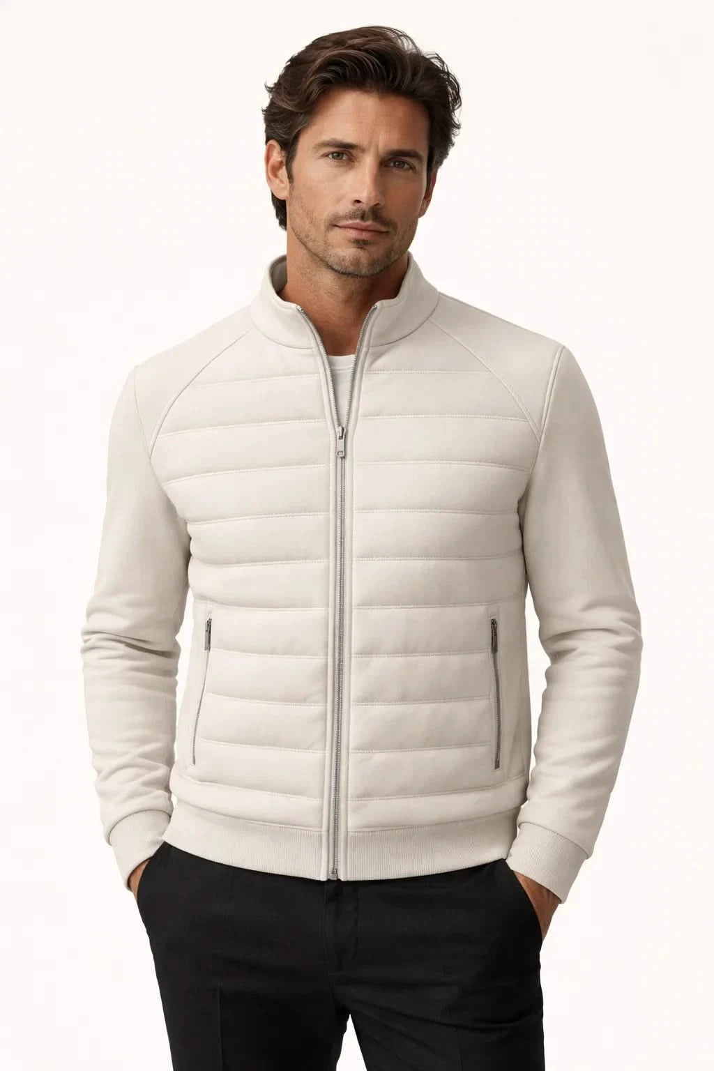 Bellori Wool Padded Jacket Ivory