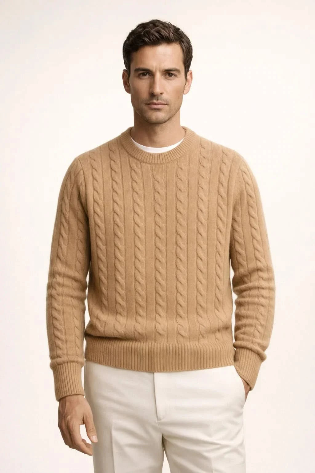 Cortona Cashmere Knit Camel