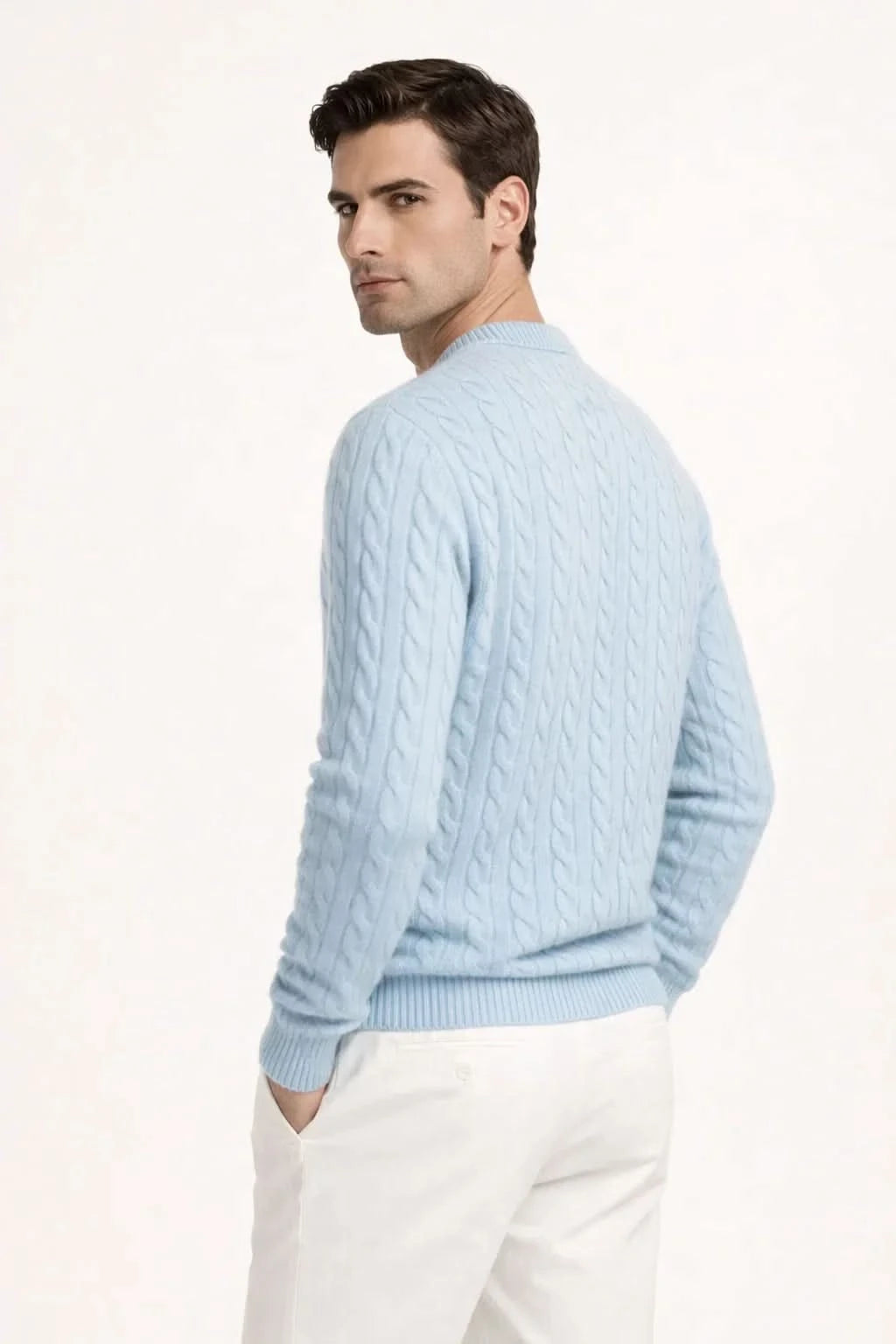 Cortona Cashmere Knit Blue