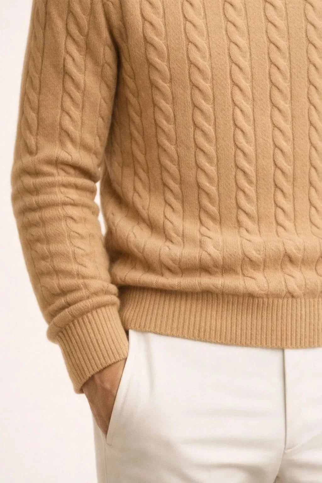 Cortona Cashmere Knit Camel