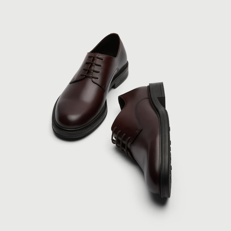 Brown Leather Derby Shoe