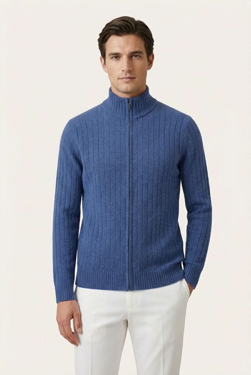 Léon Blue Voyager Rib Vest