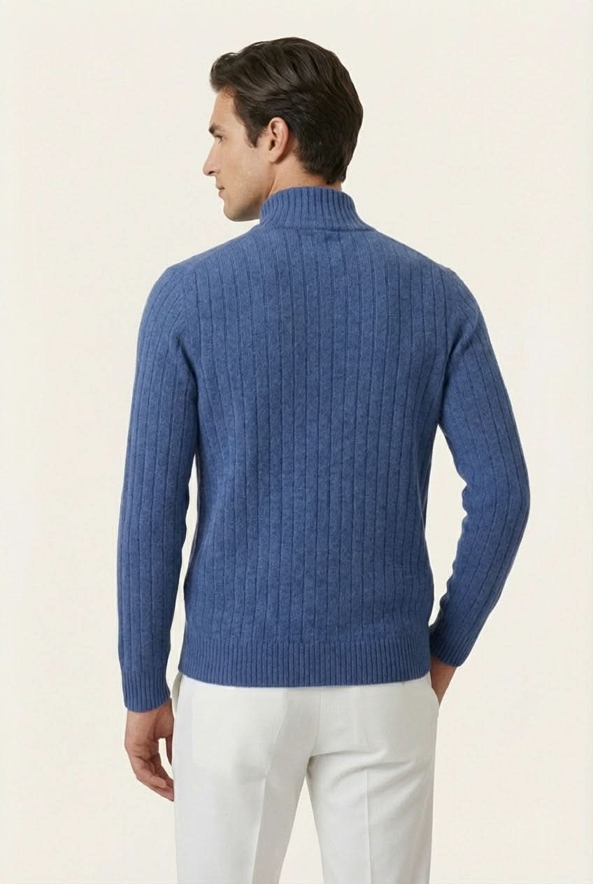 Léon Blue Voyager Rib Vest