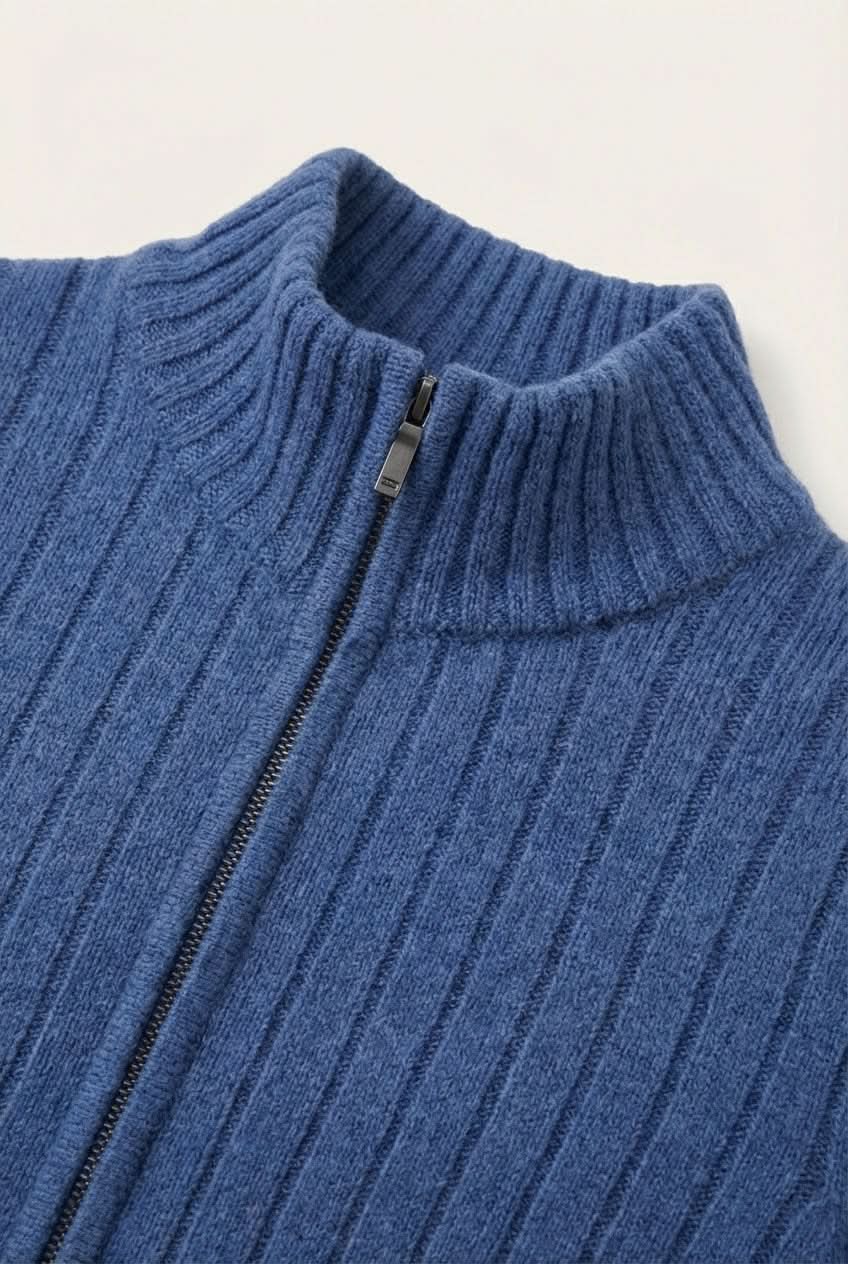 Léon Blue Voyager Rib Vest