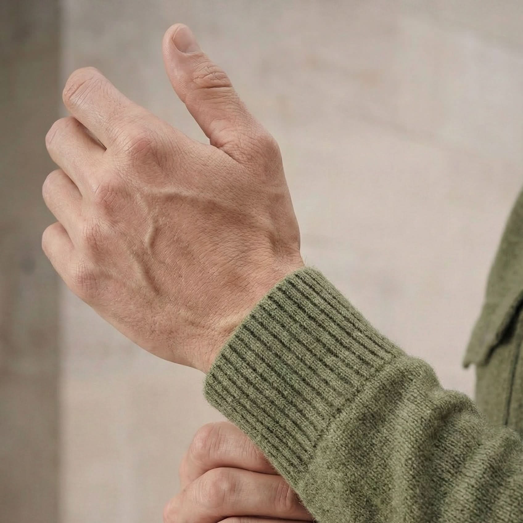 Santio Green Knit Vest