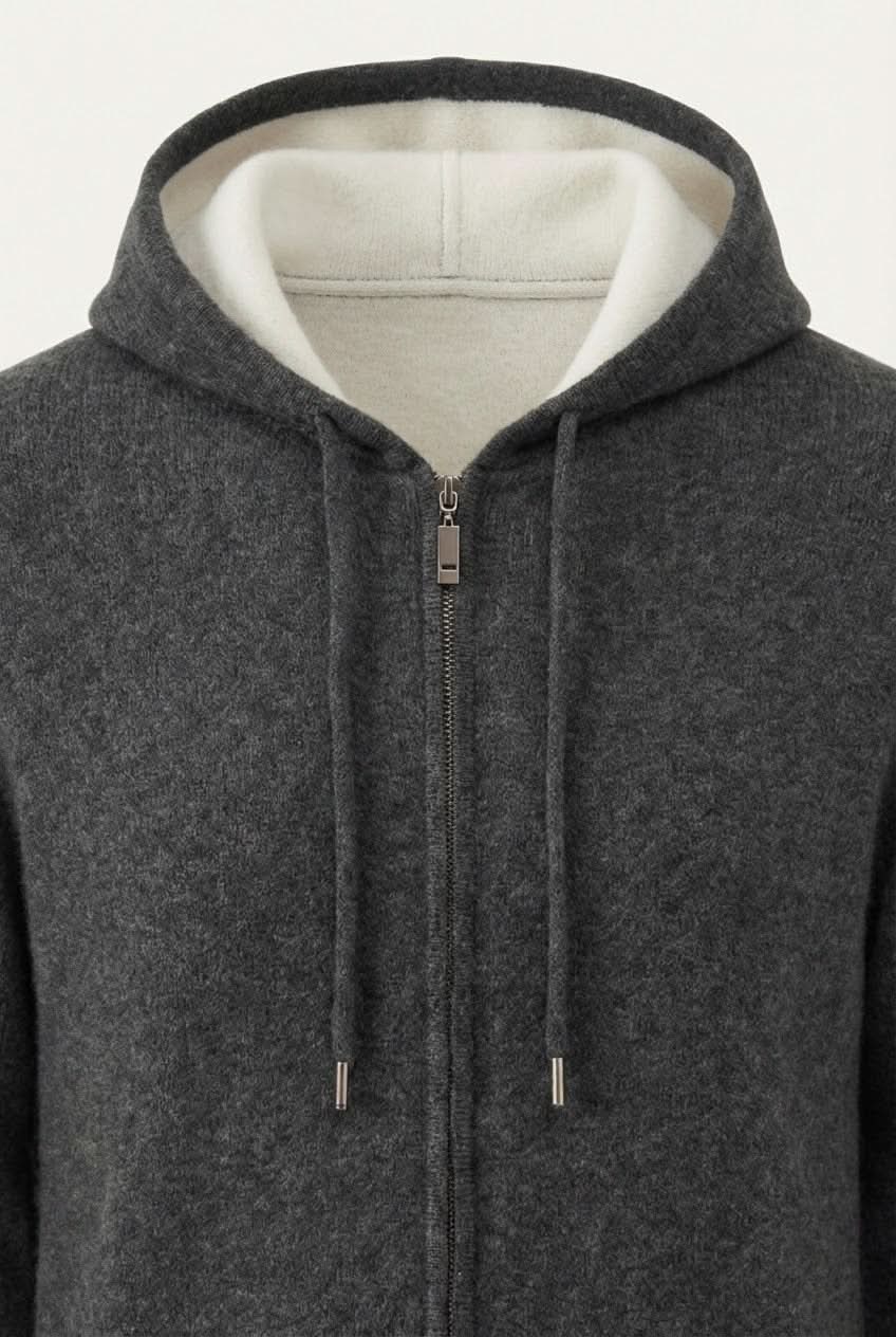 Santo Zipper Vest Grey