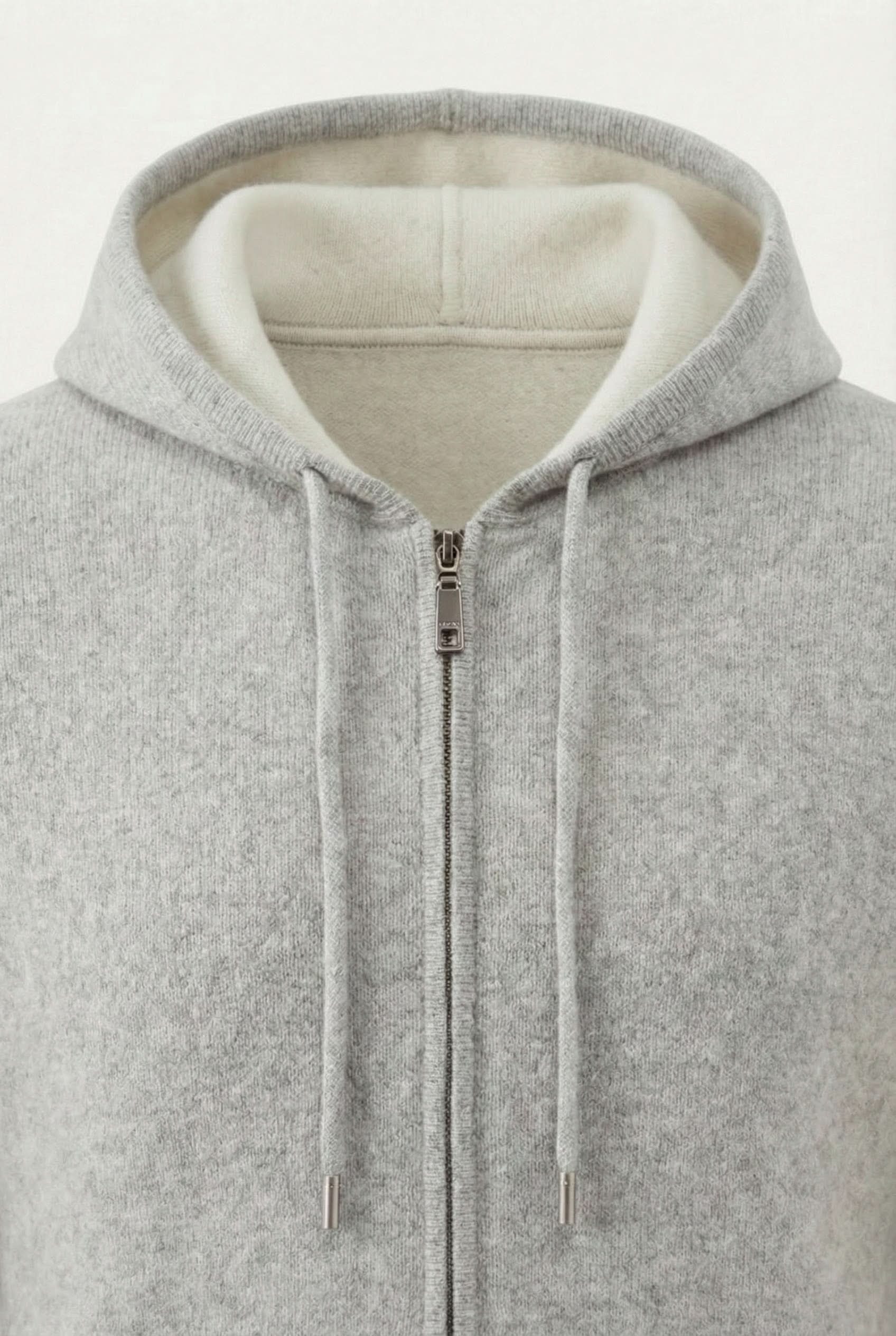 Santo Zipper Vest Light Grey