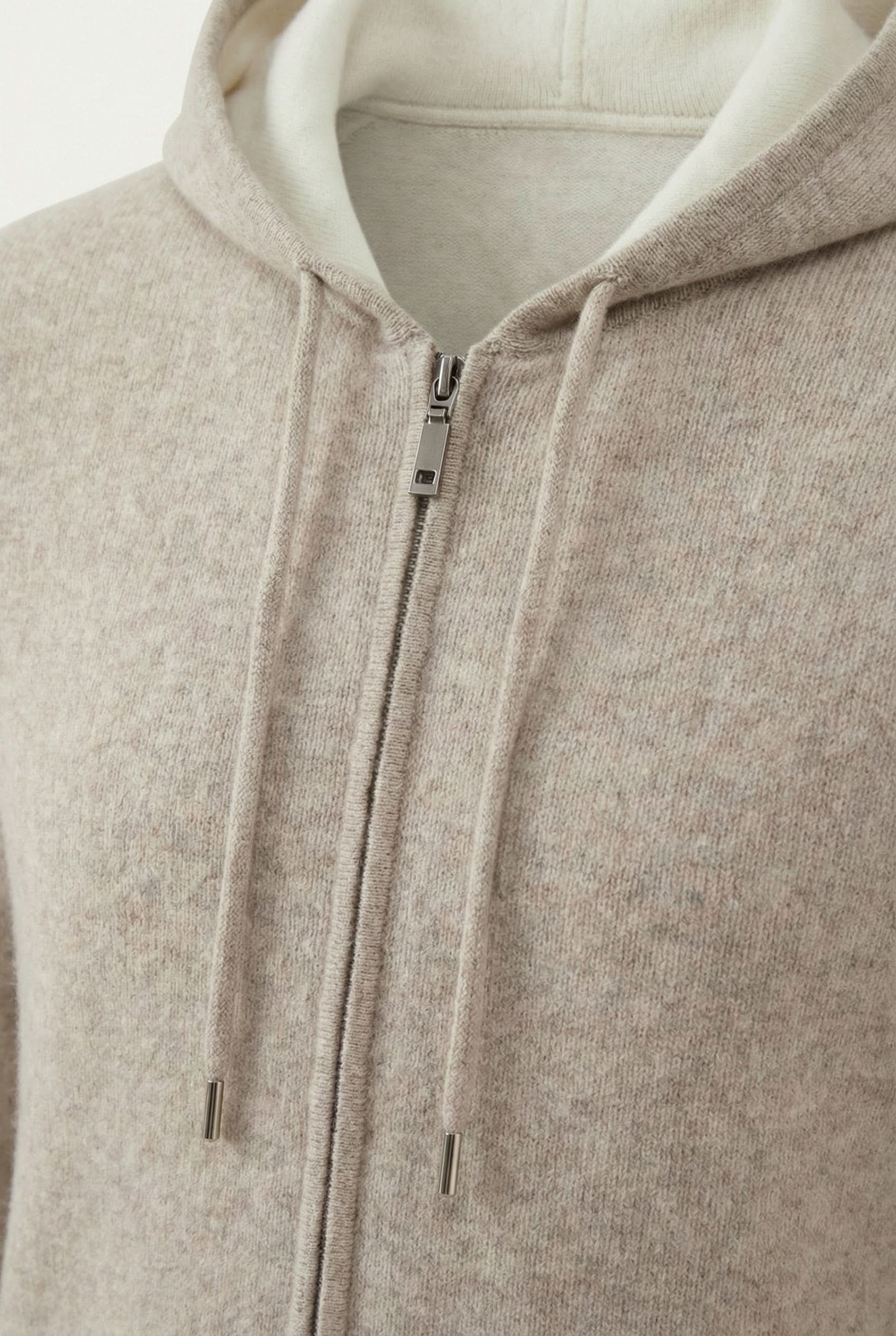 Santo Zipper Vest Beige