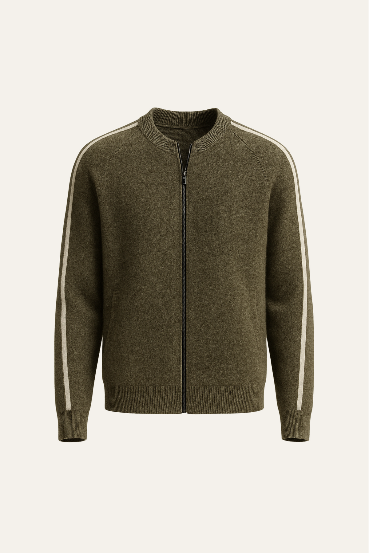 Emiral Cashmere Zip Knit Olive