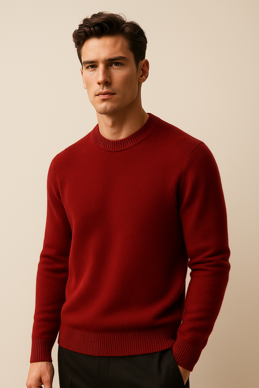 Santiano Cashmere Knit Burgundy