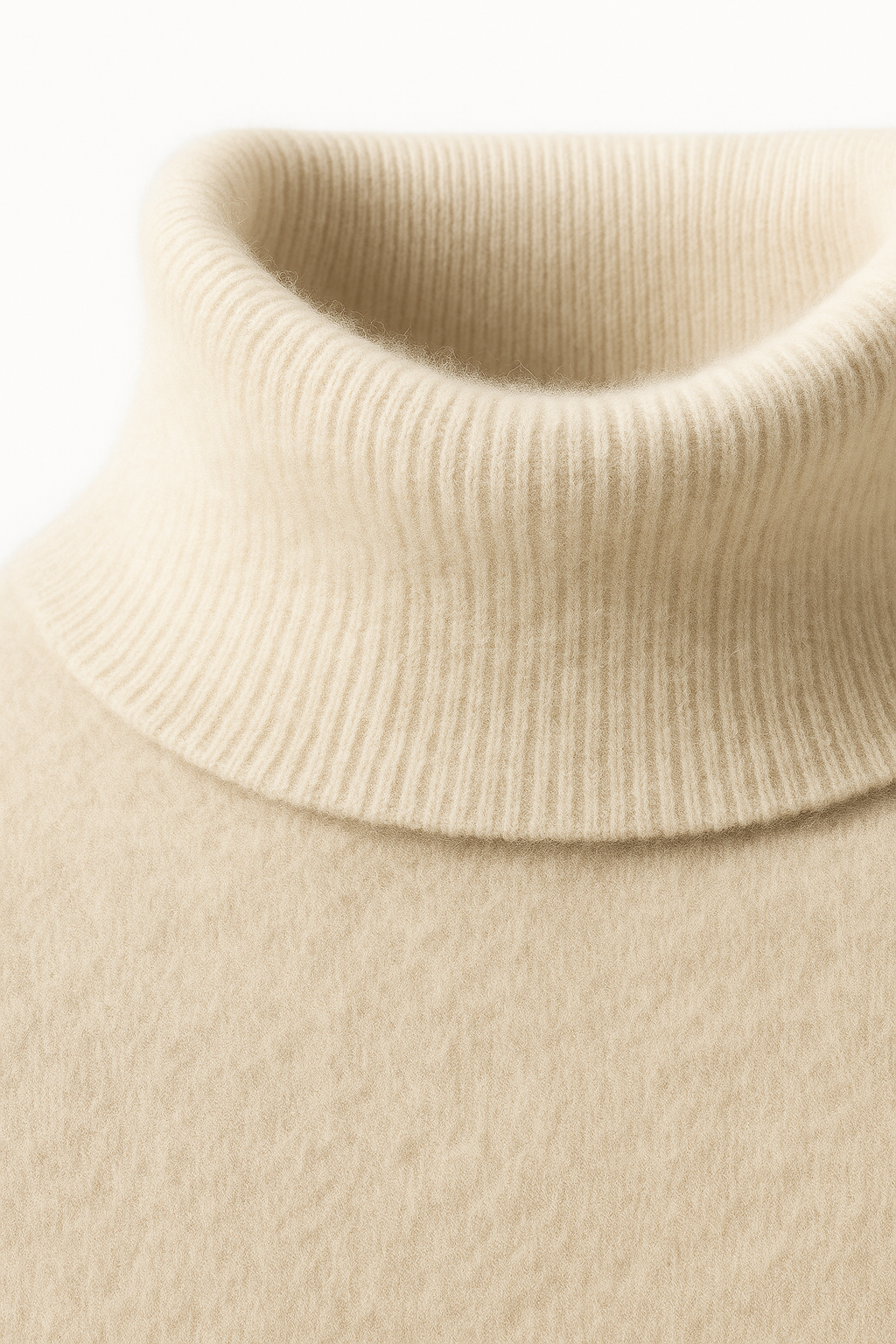Carezza Cashmere Turtleneck Ivory