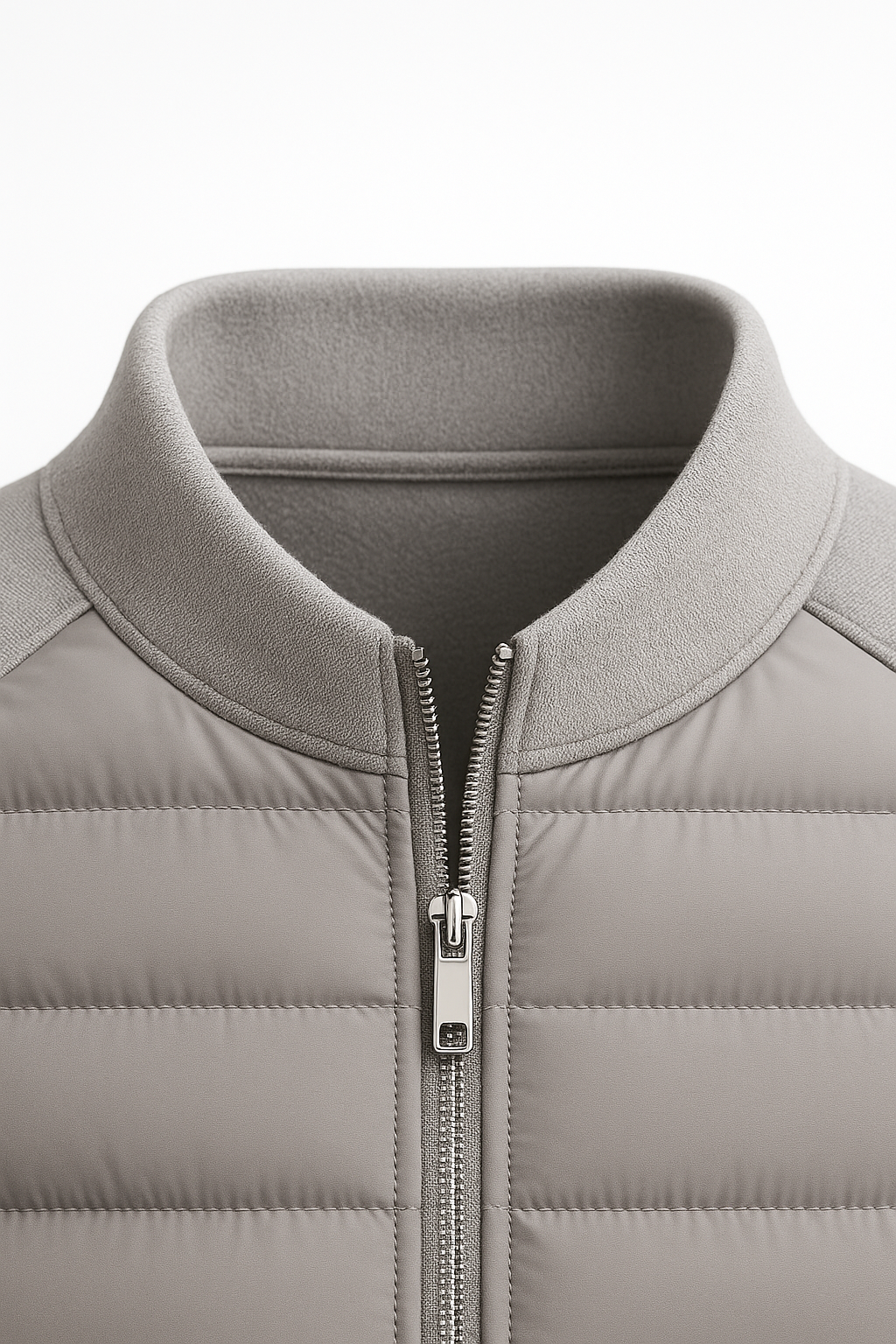Sorrento Wool Padded Jacket Grey
