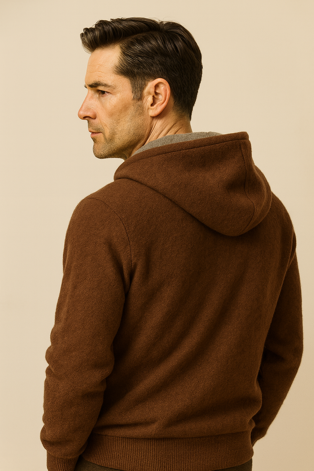 Marco Zipper Vest Brown