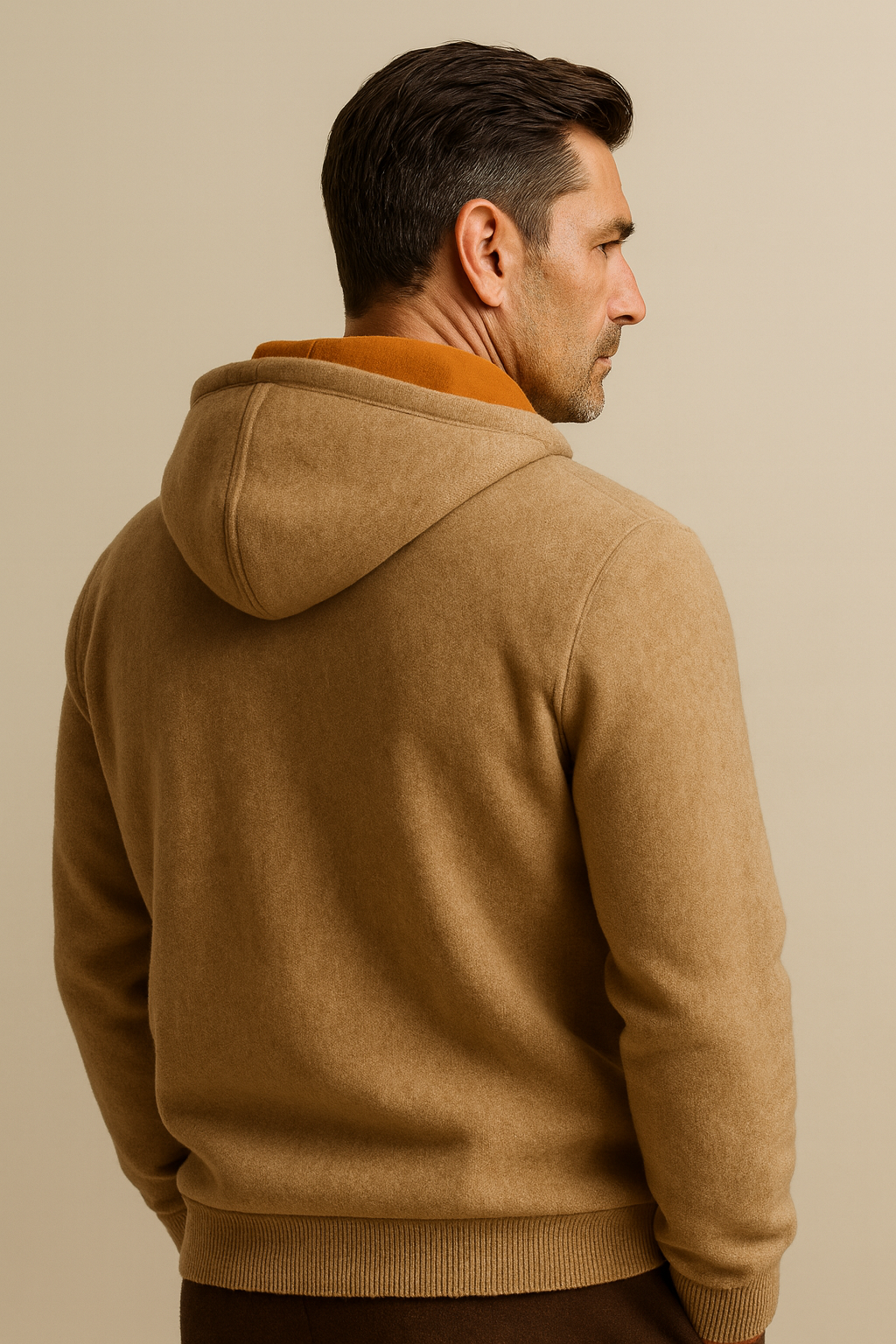 Marco Zipper Vest Sand