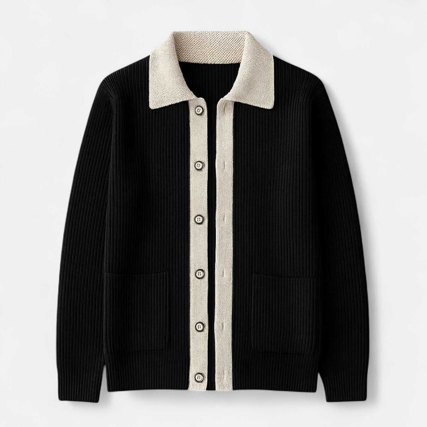 The Gentleman’s Brand | Inverness Cardigan – Men’s Premium Merino Wool Knit in a Tailored Fit with Deep Pockets