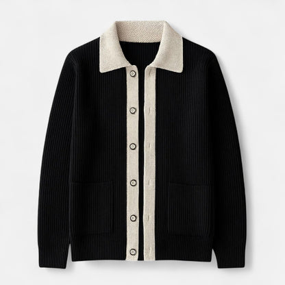 The Gentleman’s Brand | Inverness Cardigan – Men’s Premium Merino Wool Knit in a Tailored Fit with Deep Pockets