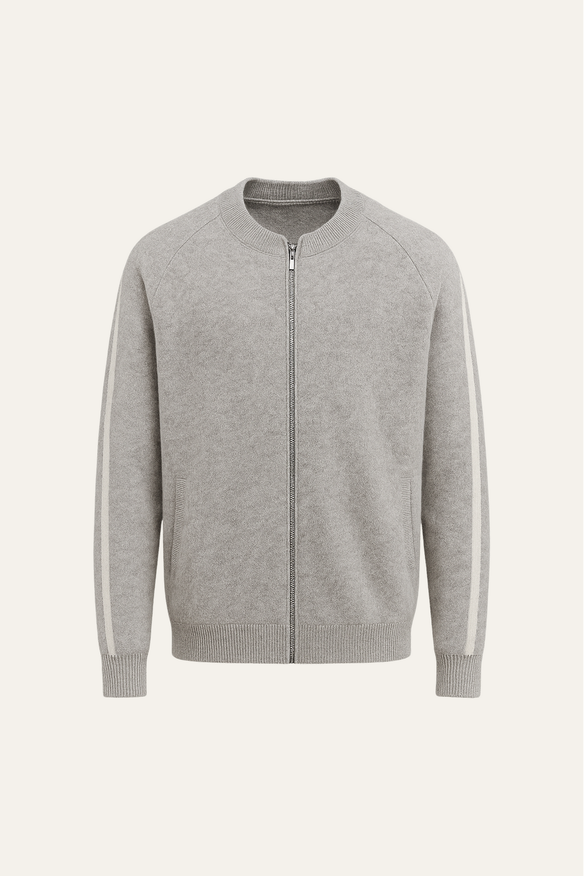 Emiral Cashmere Zip Knit Grey