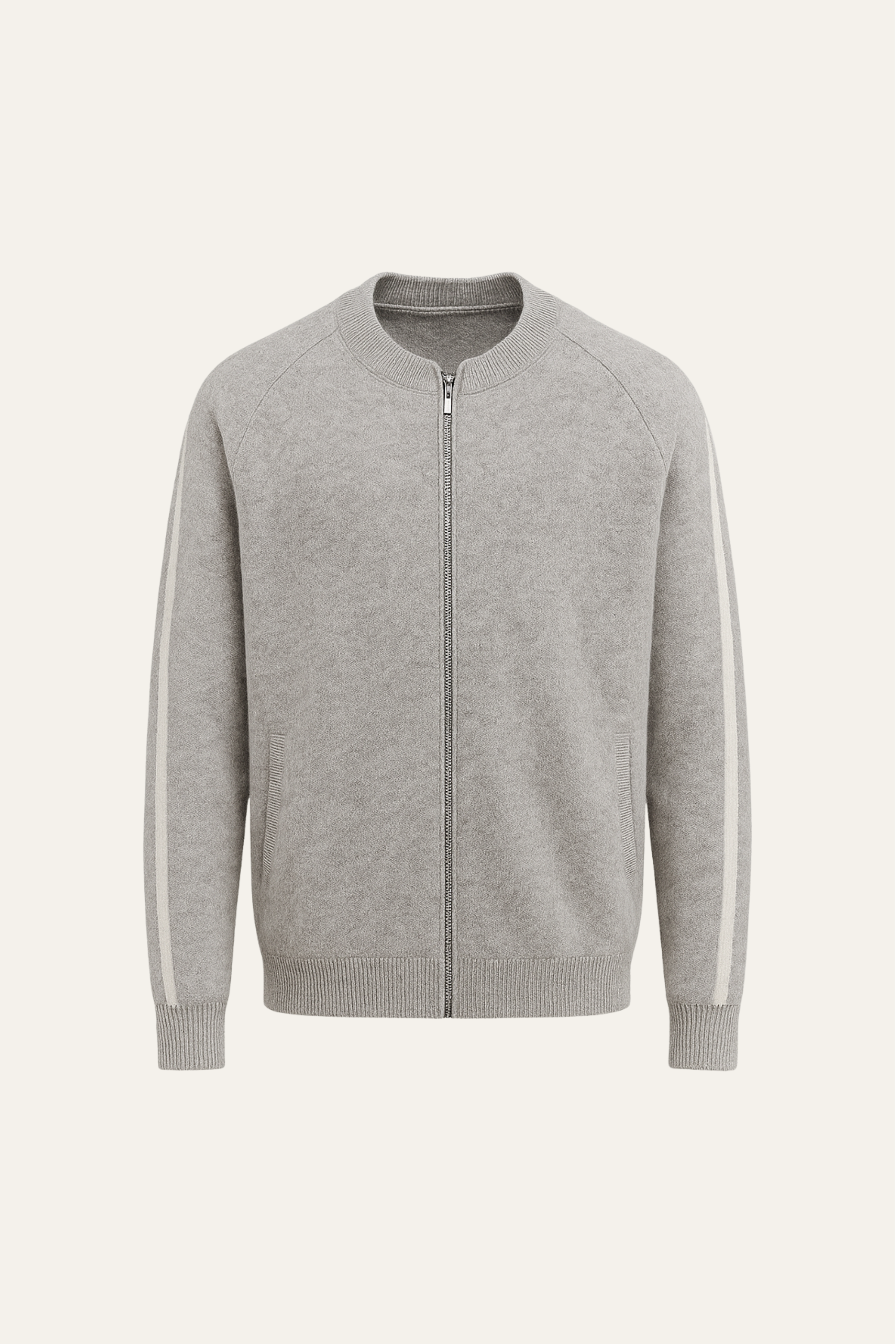 Emiral Cashmere Zip Knit Grey