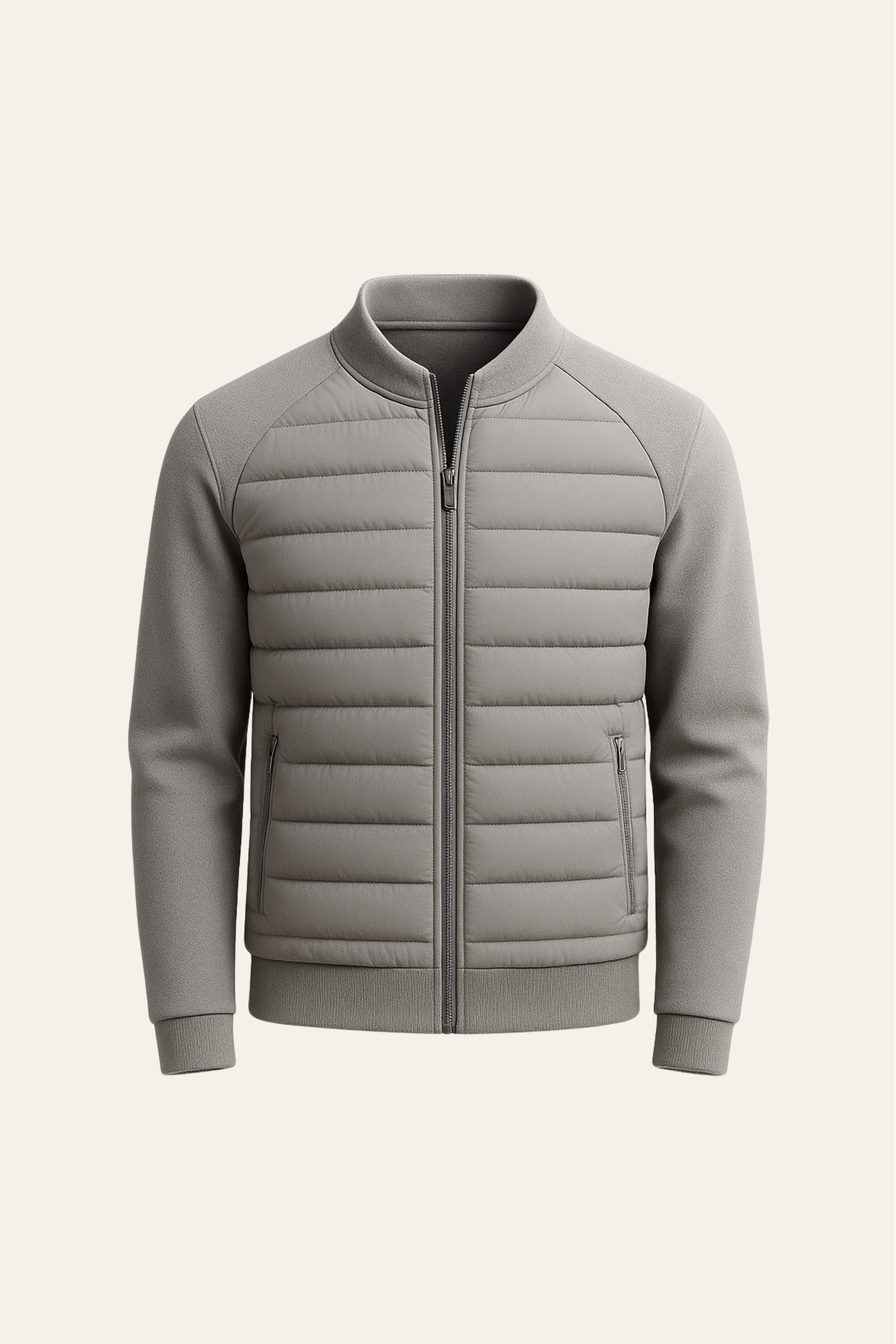 Sorrento Wool Padded Jacket Grey