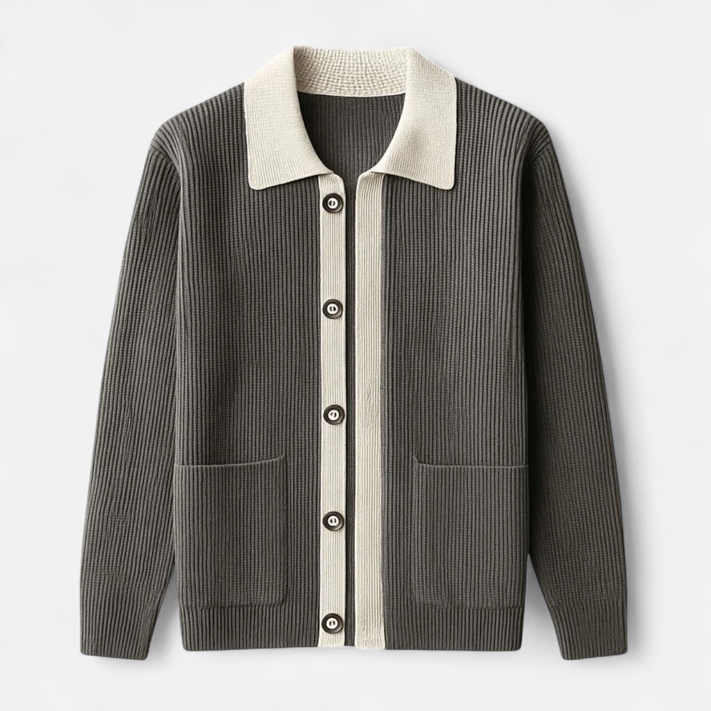 The Gentleman’s Brand | Inverness Cardigan – Men’s Premium Merino Wool Knit in a Tailored Fit with Deep Pockets