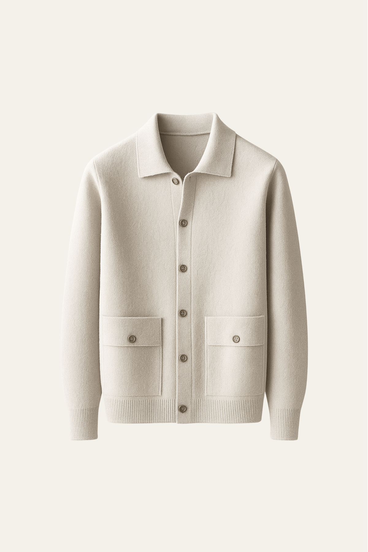 Calogero Cashmere Cardigan Ivory