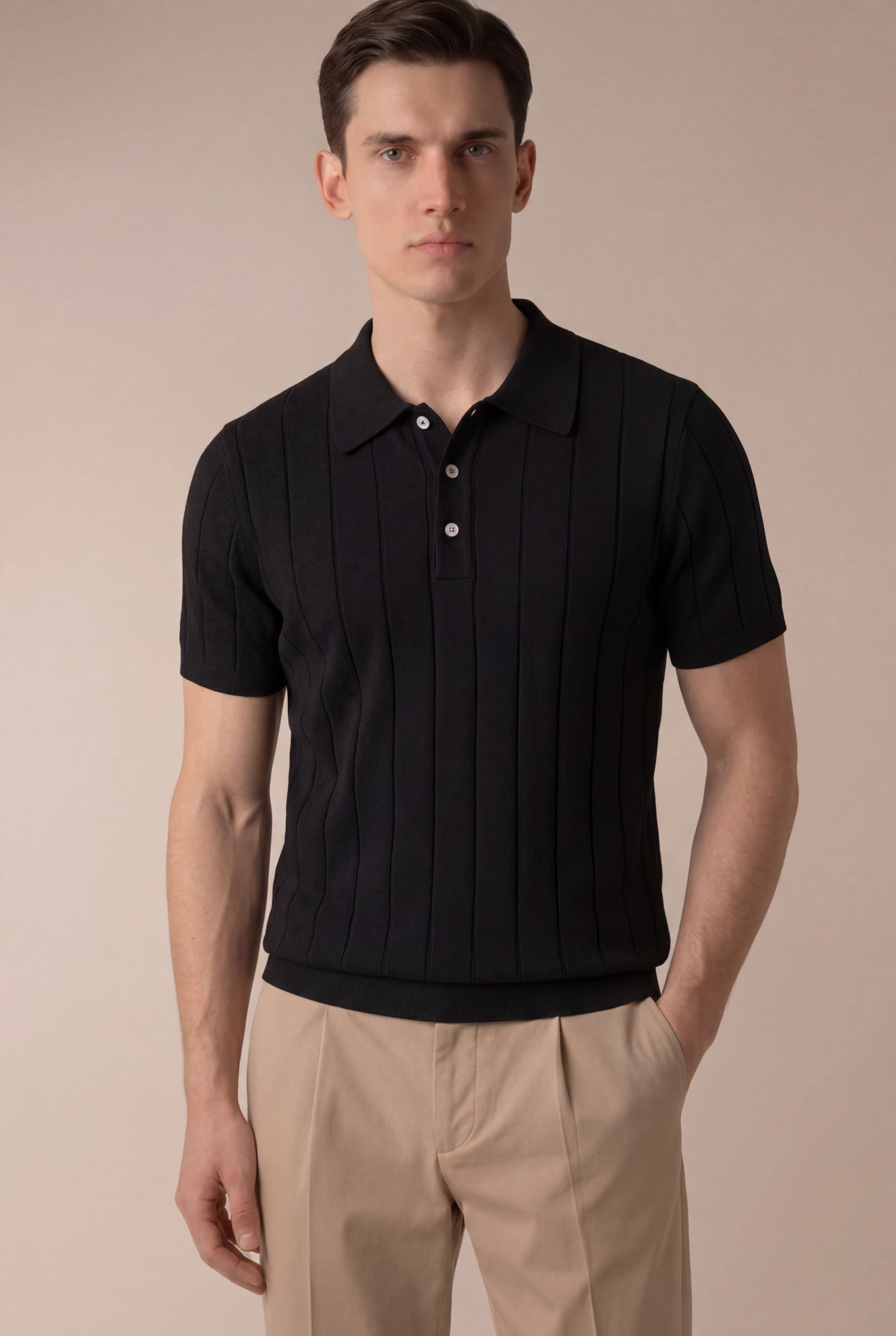 Black Venezia Polo