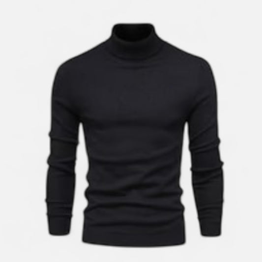The Gentleman’s Brand | Men’s 100% Merino Wool Turtleneck Sweater – Lightweight, Breathable Winter Essential