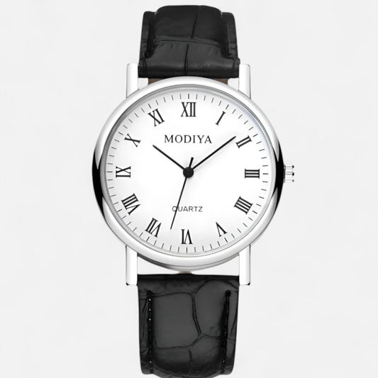 The Gentleman’s Brand | Prestige Watch – Men’s Stainless Steel Quartz Timepiece for Formal Elegance